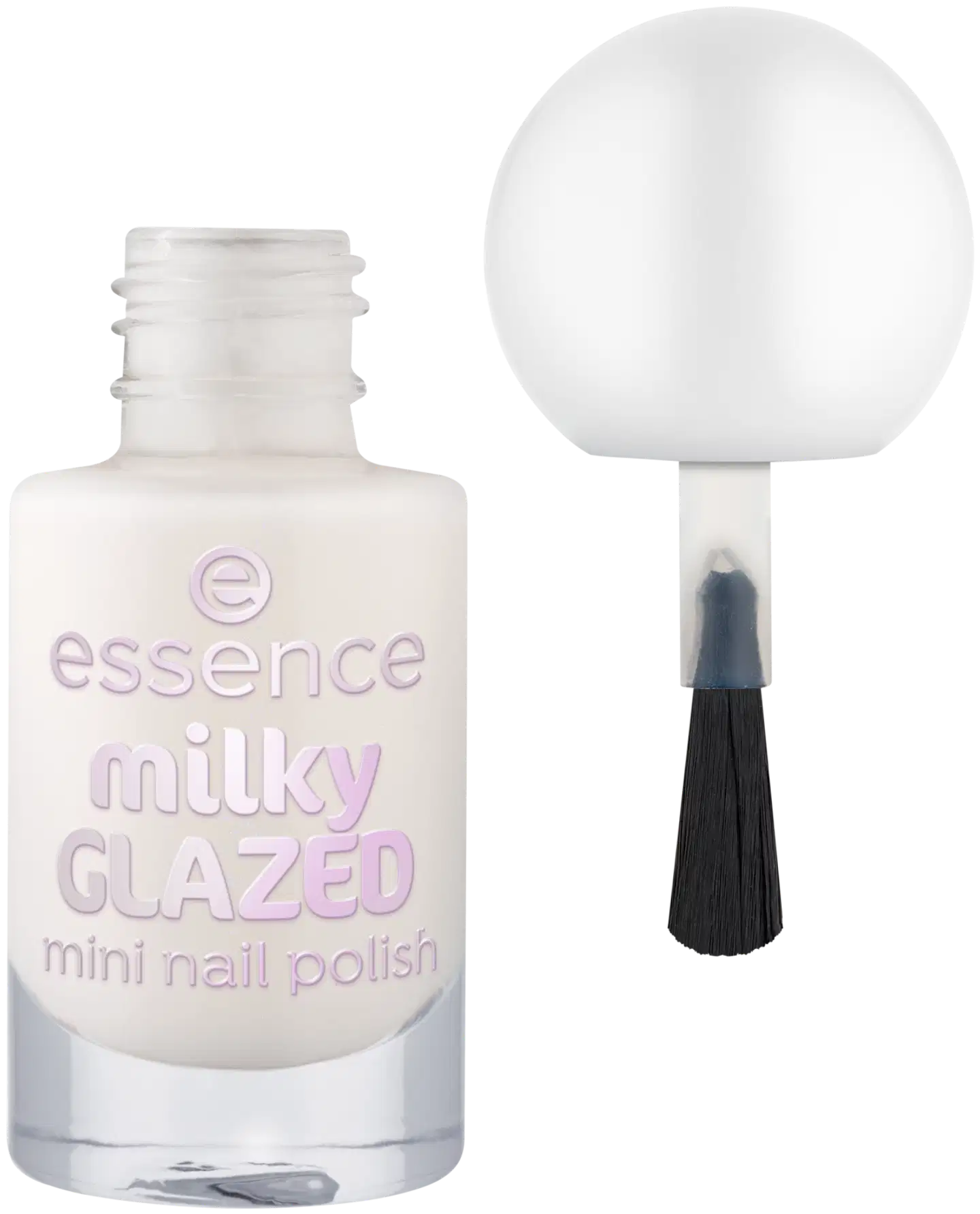 essence milky GLAZED mini nail polish 21 5 ml - 2