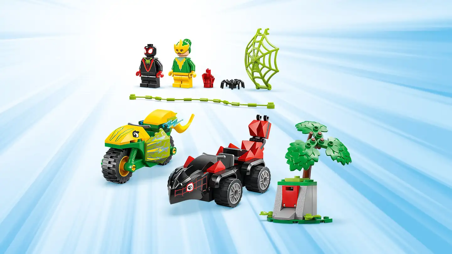 LEGO® Spidey 11198 Spin ja Electro: dinomenopelien takaa-ajo - 8