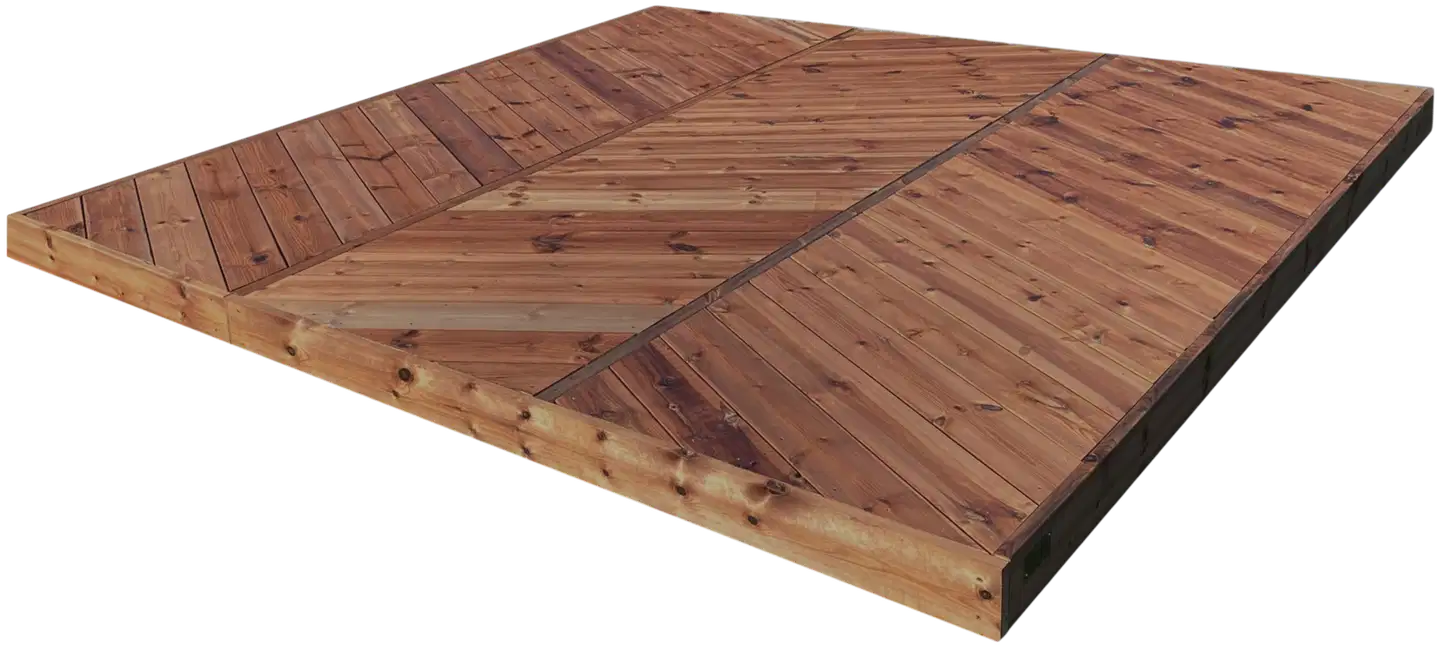 PatioN°rd Kaiku valmisterassi 3x3 kestopuu - 1