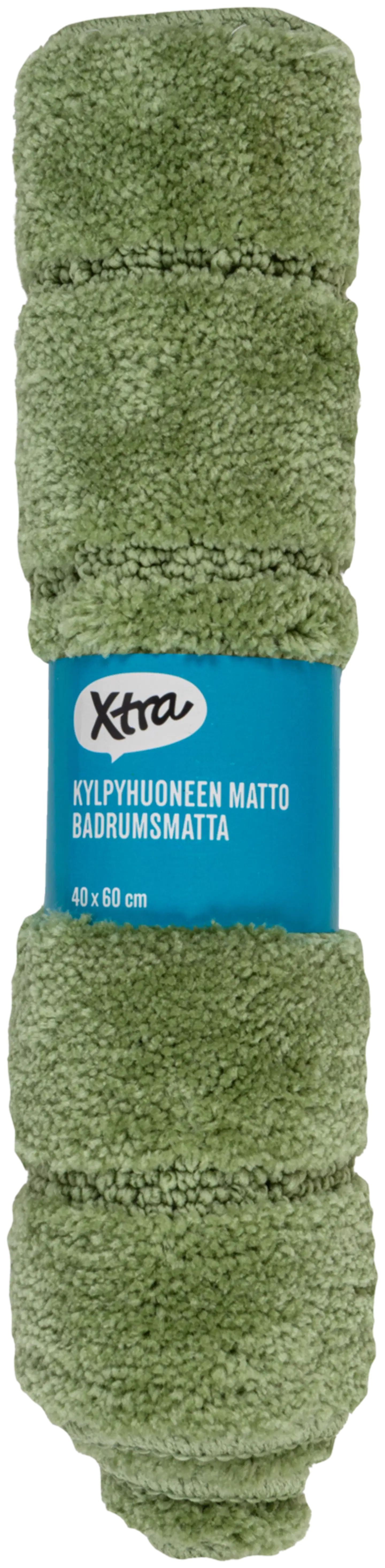 Xtra kylpyhuoneenmatto Anna 40x60 cm vihreä - 3