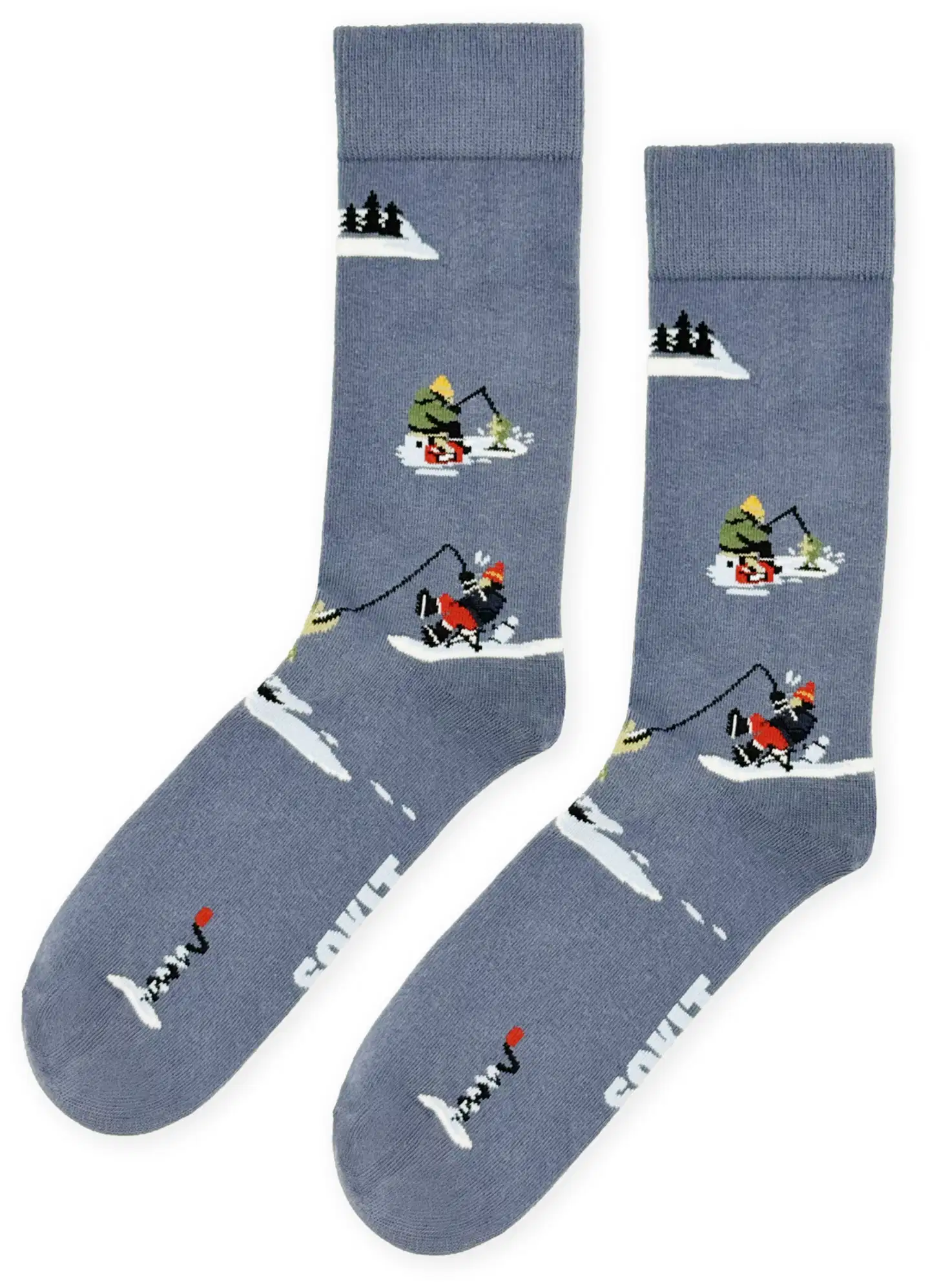 Sokit unisex sukat pilkkijää harmaa 41-46