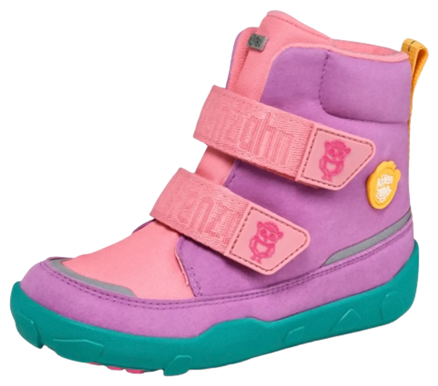 Affenzahn lasten paljasjalkakenkä Mid Boot Vegan Comfy - Owl - 7