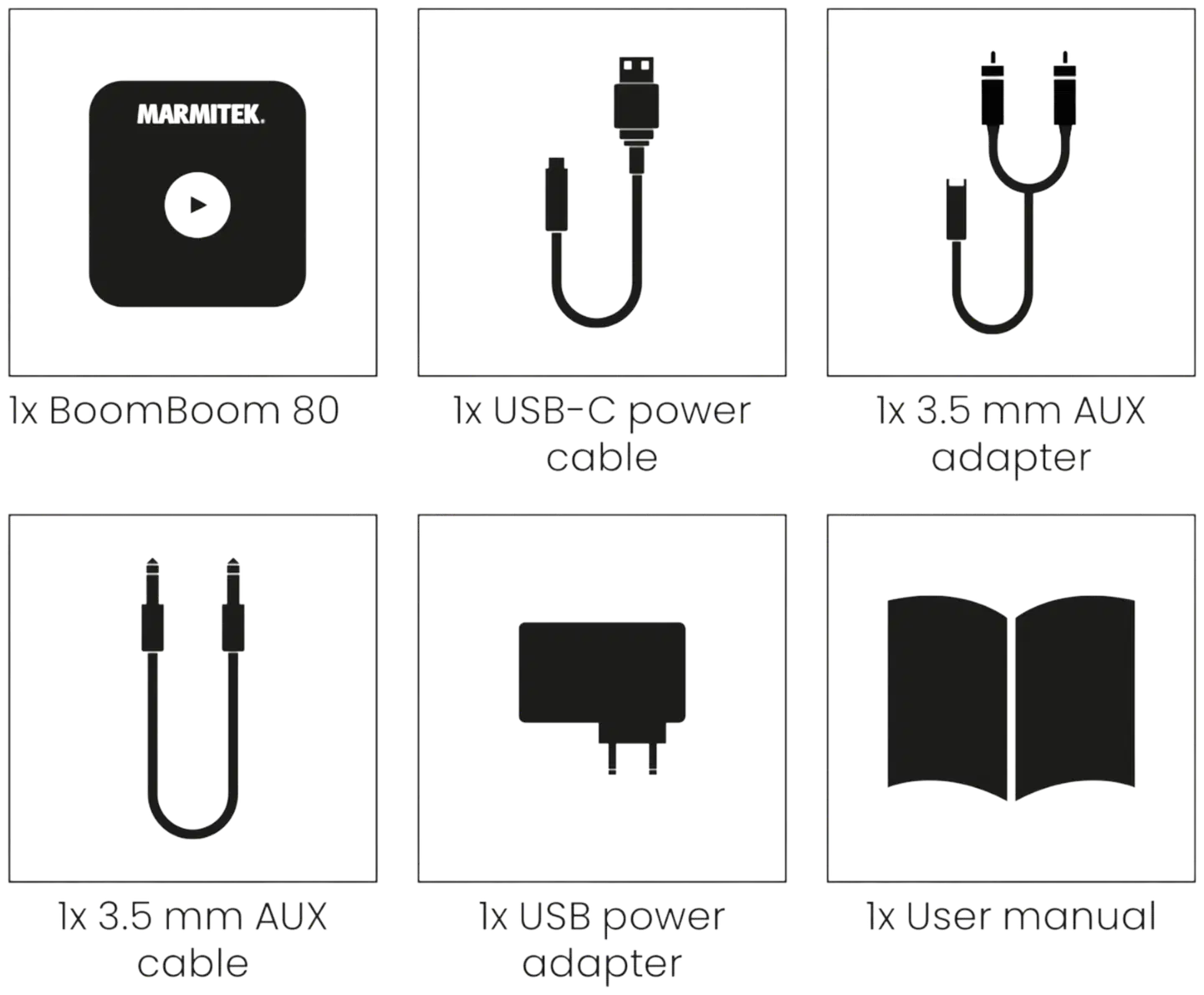 Marmitek Bluetooth-vastaanotin BoomBoom 80 NFC-yhteensopiva - 6