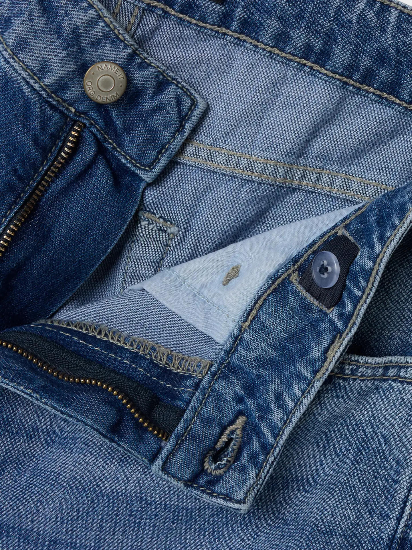 LMTD lasten farkut - Medium Blue Denim - 6