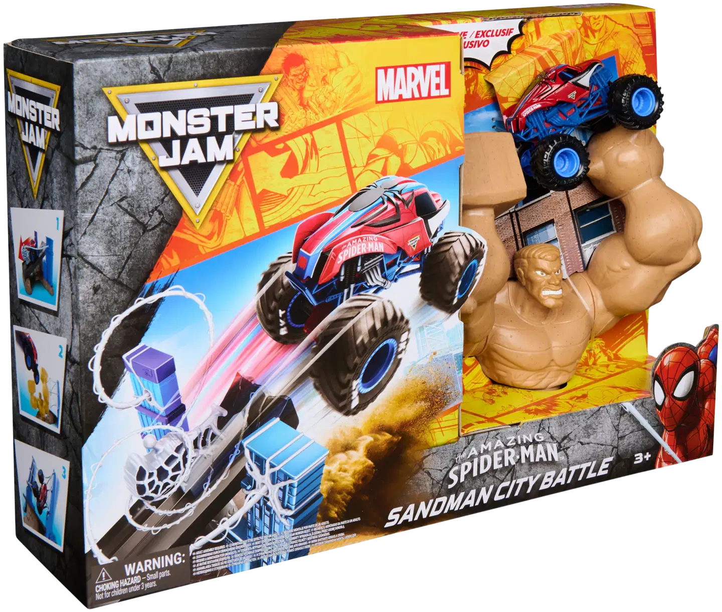 Monster Jam 1:64 Marvel Spiderman Setti - 4