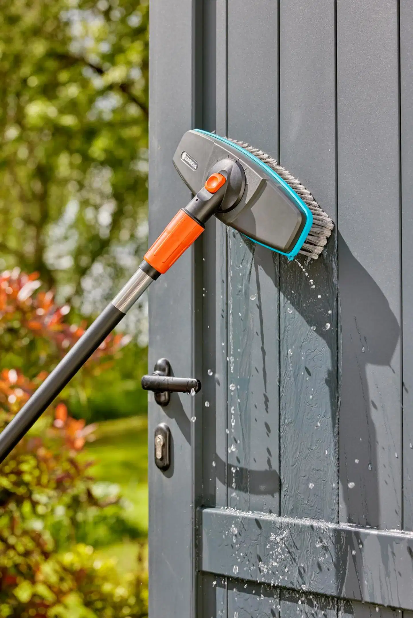 GARDENA Autonpesuharja varrella Cleansystem 90 cm, pehmeä - 7