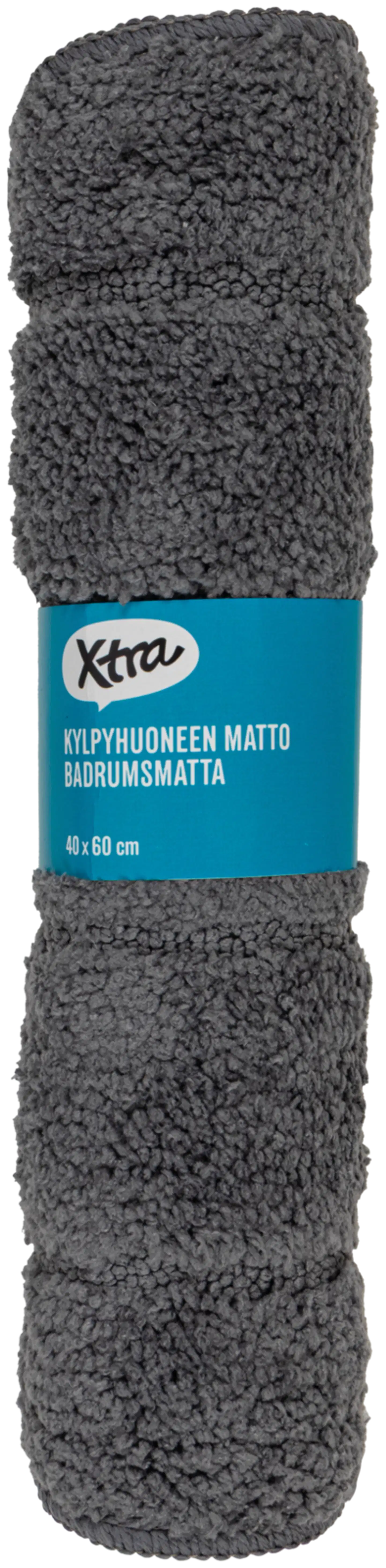 Xtra kylpyhuoneenmatto Anna 40x60 cm harmaa - 3