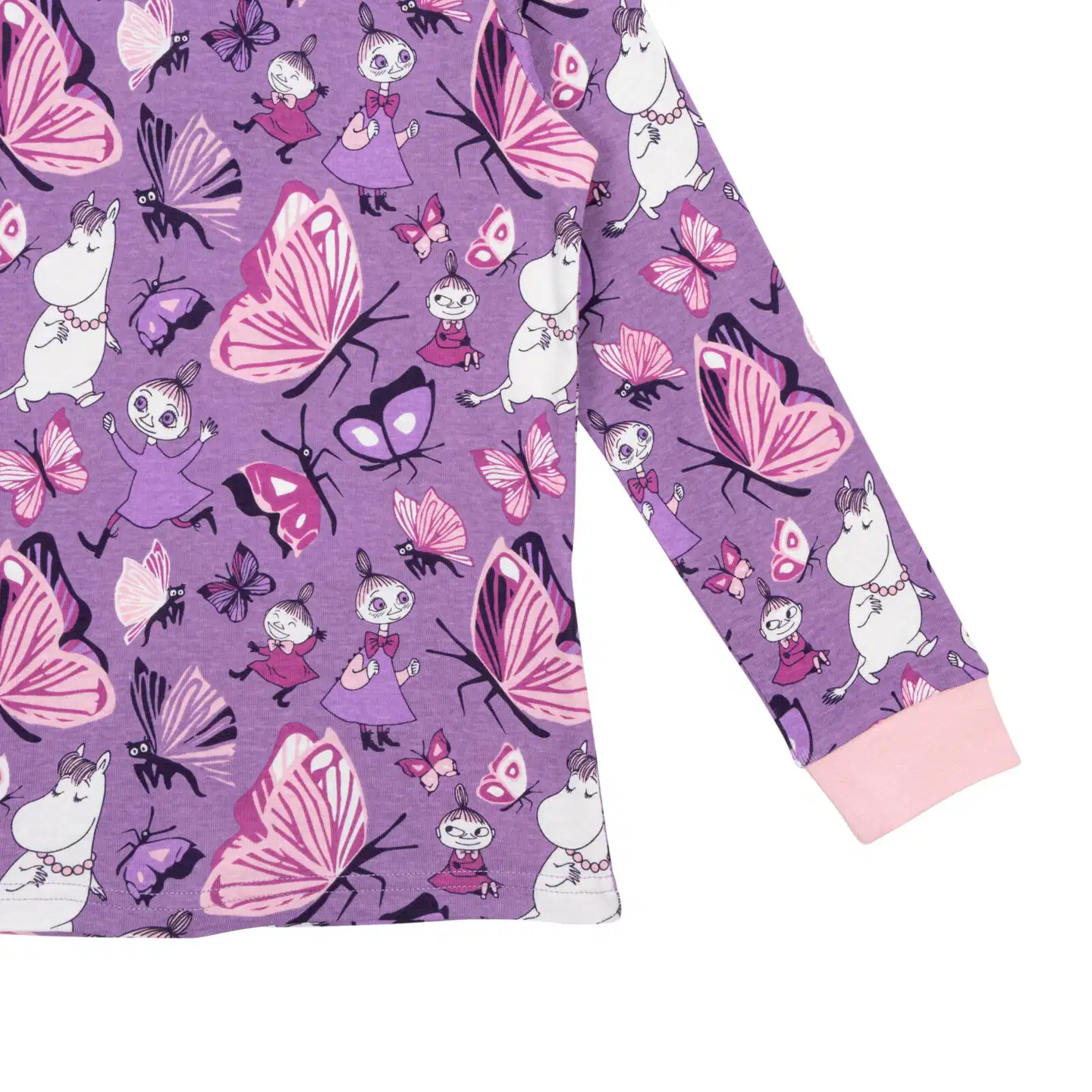 Muumi lasten pyjama Perhospuisto 592935 - liila - 6