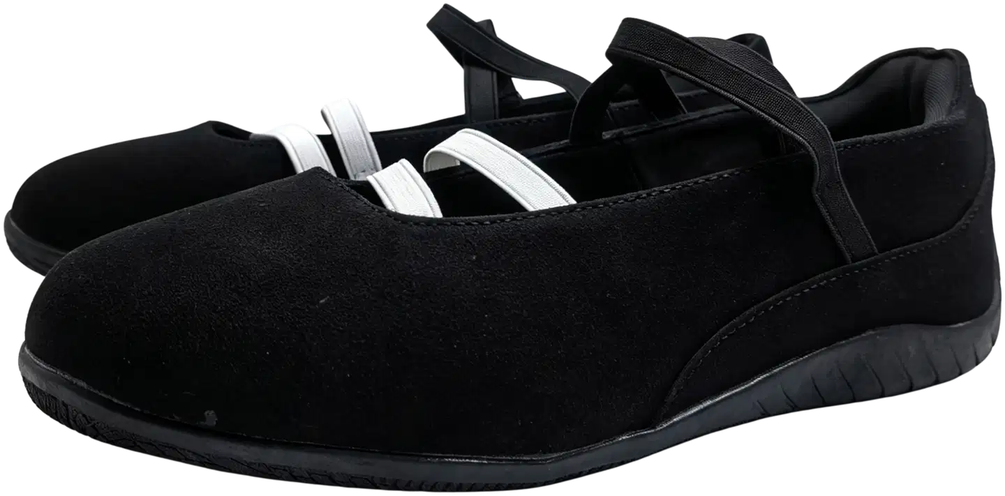 WKLY. naisten ballerinat Lorena - Black