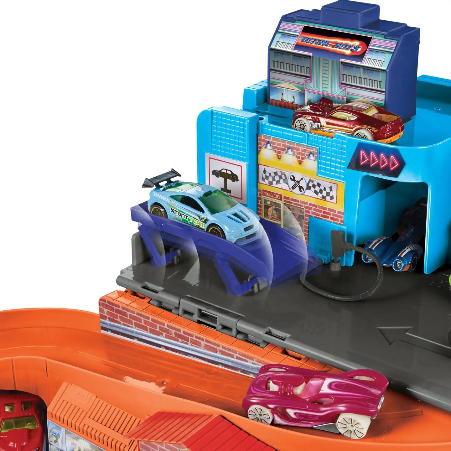 Hot Wheels Ultra Hots Stop & Go -leikkisetti - 3