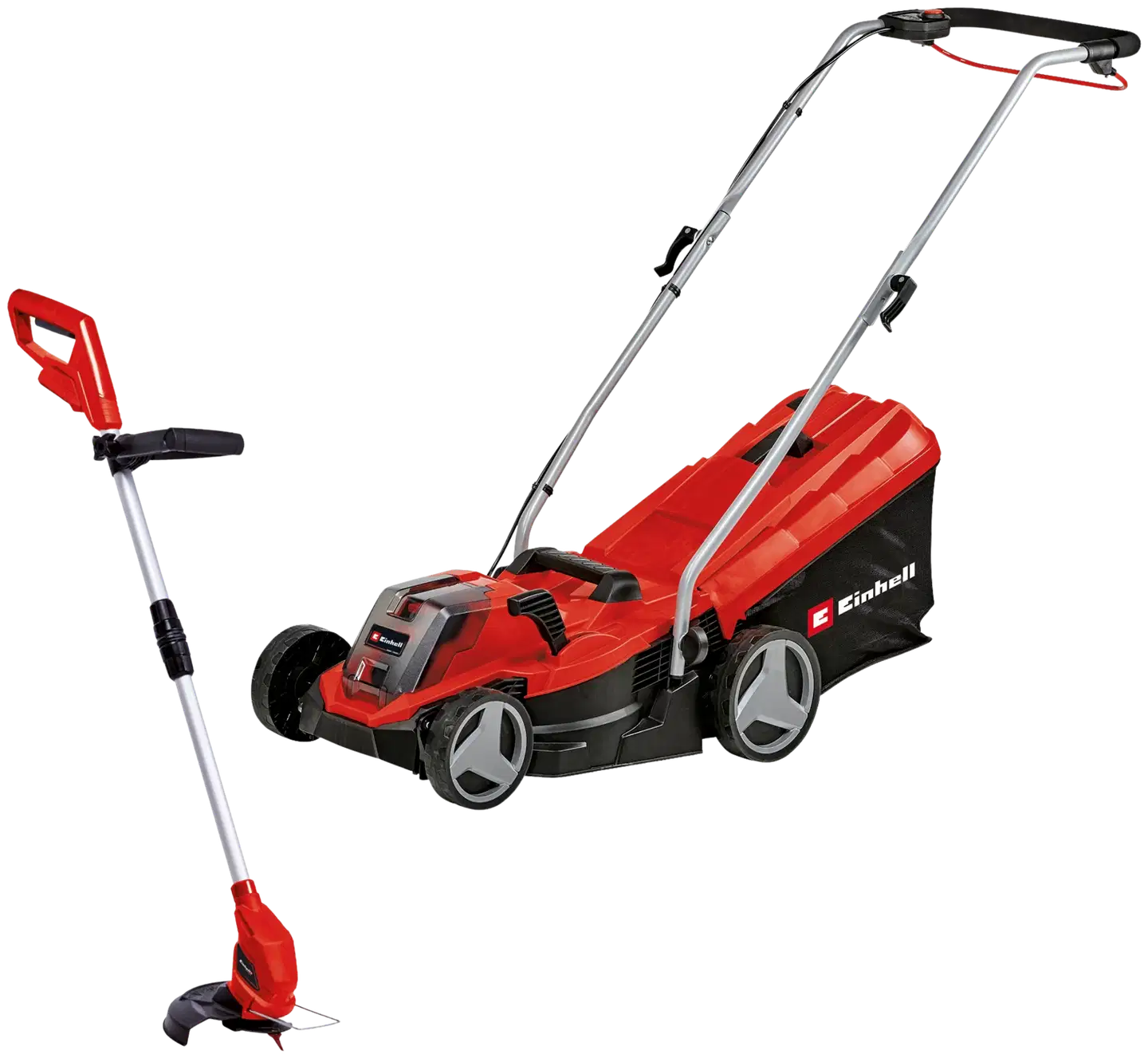Einhell ruohonleikkuri-trimmerisetti GE-CM 18/33 Li Set - 1