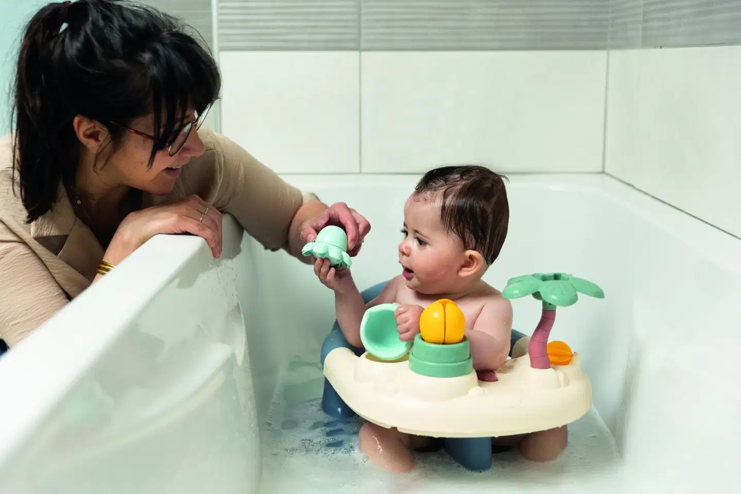 Little Smoby Baby Bath Time 2in1 kylpyistuin - 6