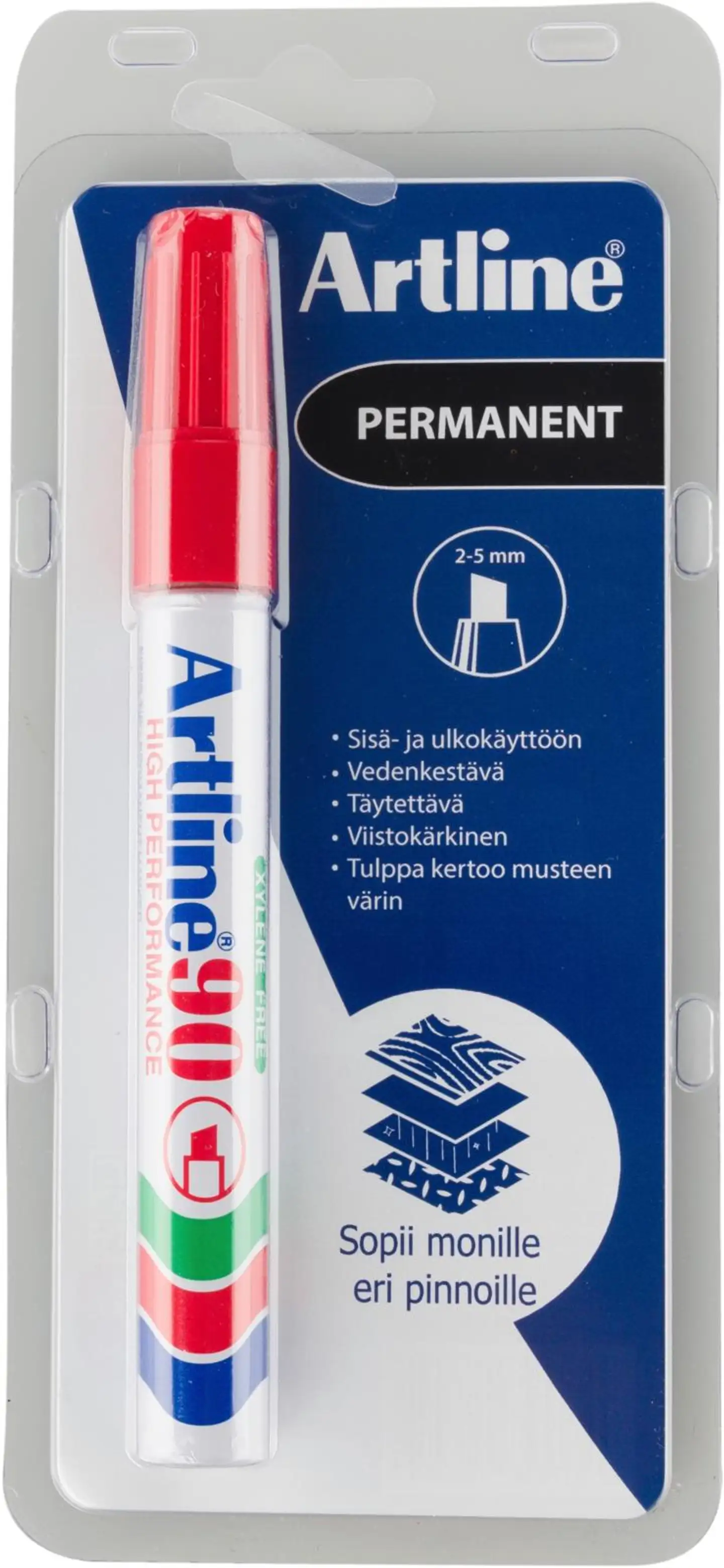 Artline huopakynä 90 4,5mm punainen