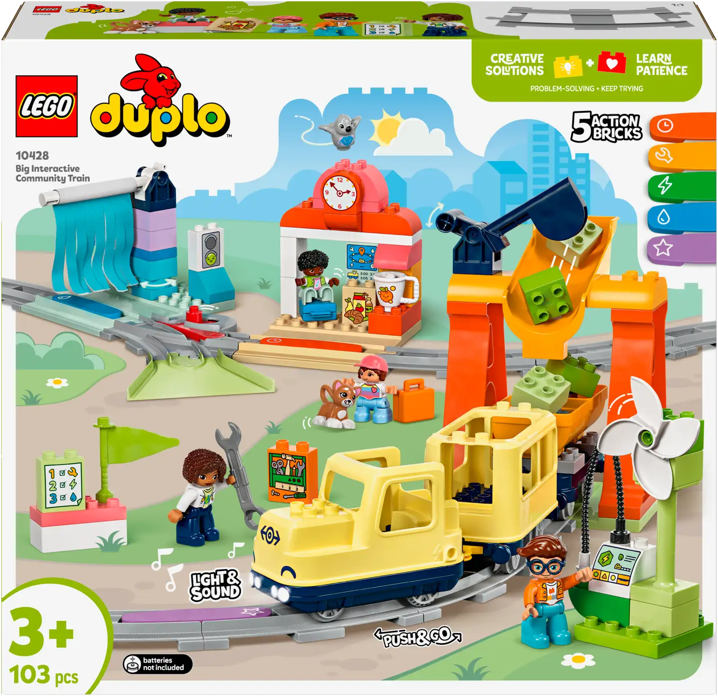 LEGO® DUPLO Town 10428 Iso interaktiivinen paikallisjuna - 2