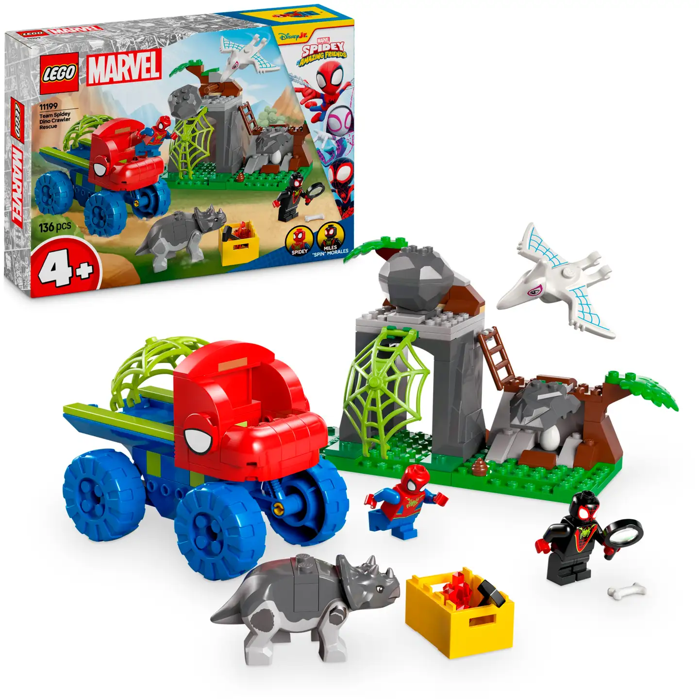 LEGO® Spidey 11199 Team Spideyn pelastustehtävä dinomönkijällä - 1