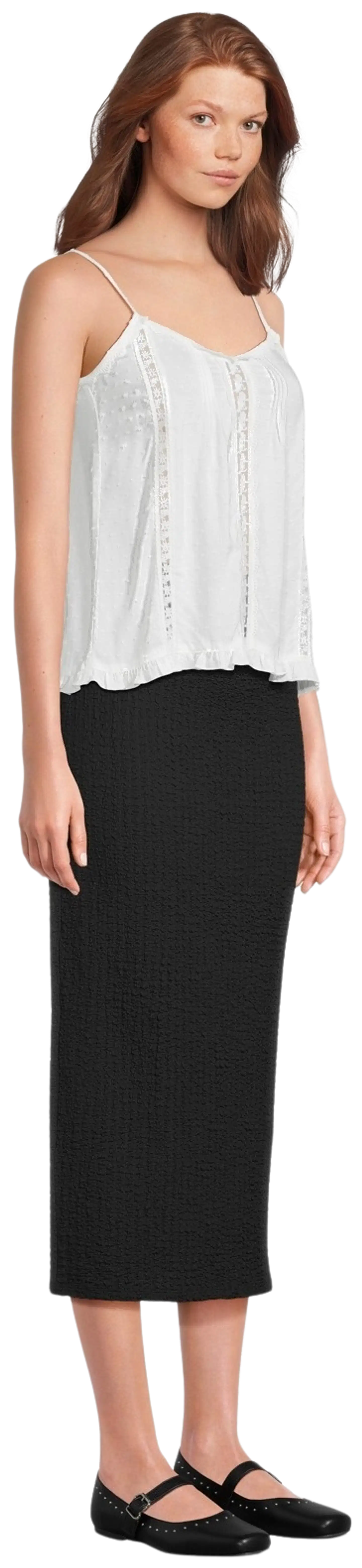 WKLY. naisten toppi pitsisomisteilla 228W160626 - WHITE - 4