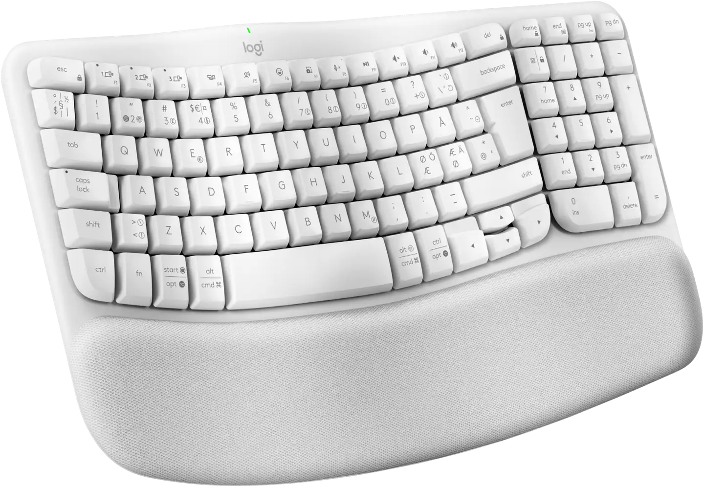 Logitech näppäimistä Wave Keys - valkoinen - 1