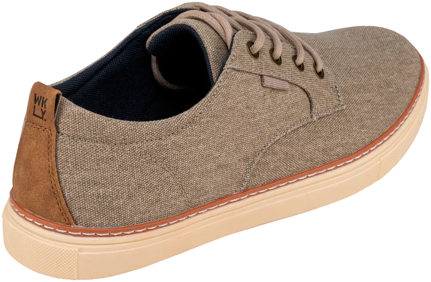 WKLY. miesten canvaskengät Ceres Khaki - Lt brown - 3