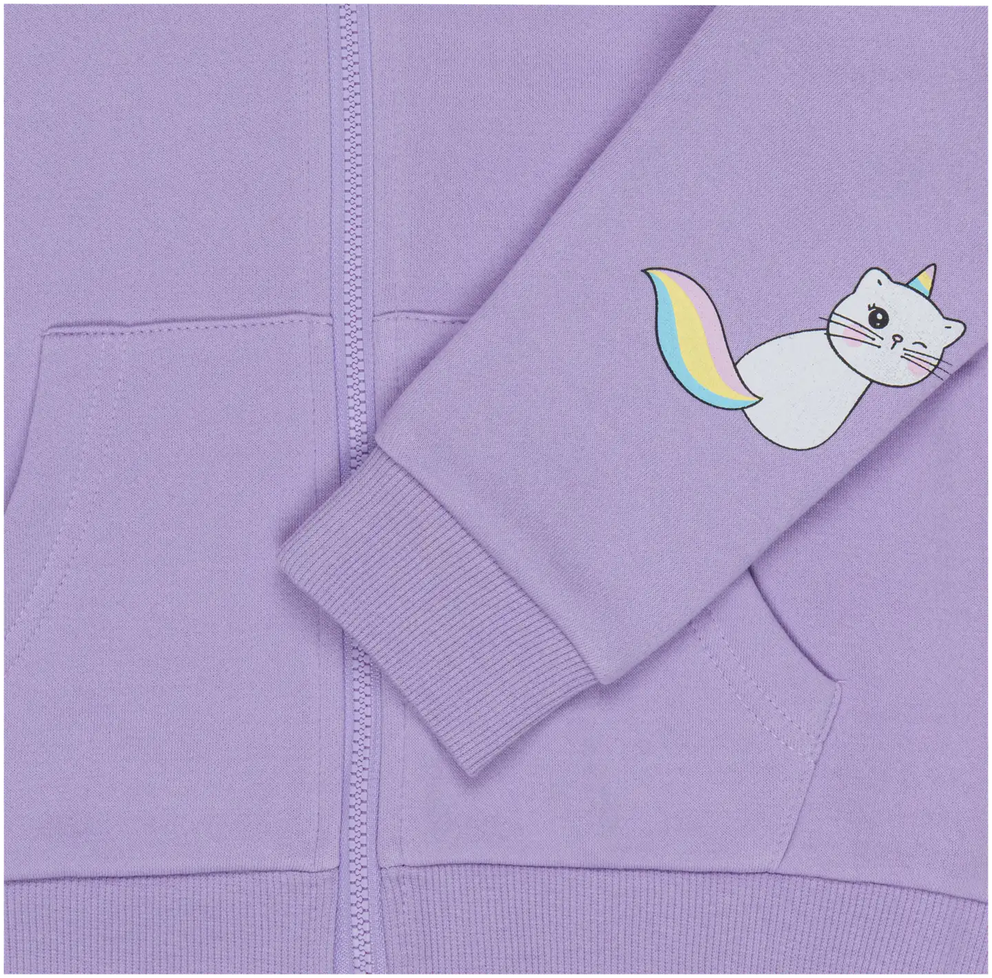 Ciraf lasten collegehuppari catnicorn 25TC260242 - 14-3710tcx orchid petal - 3