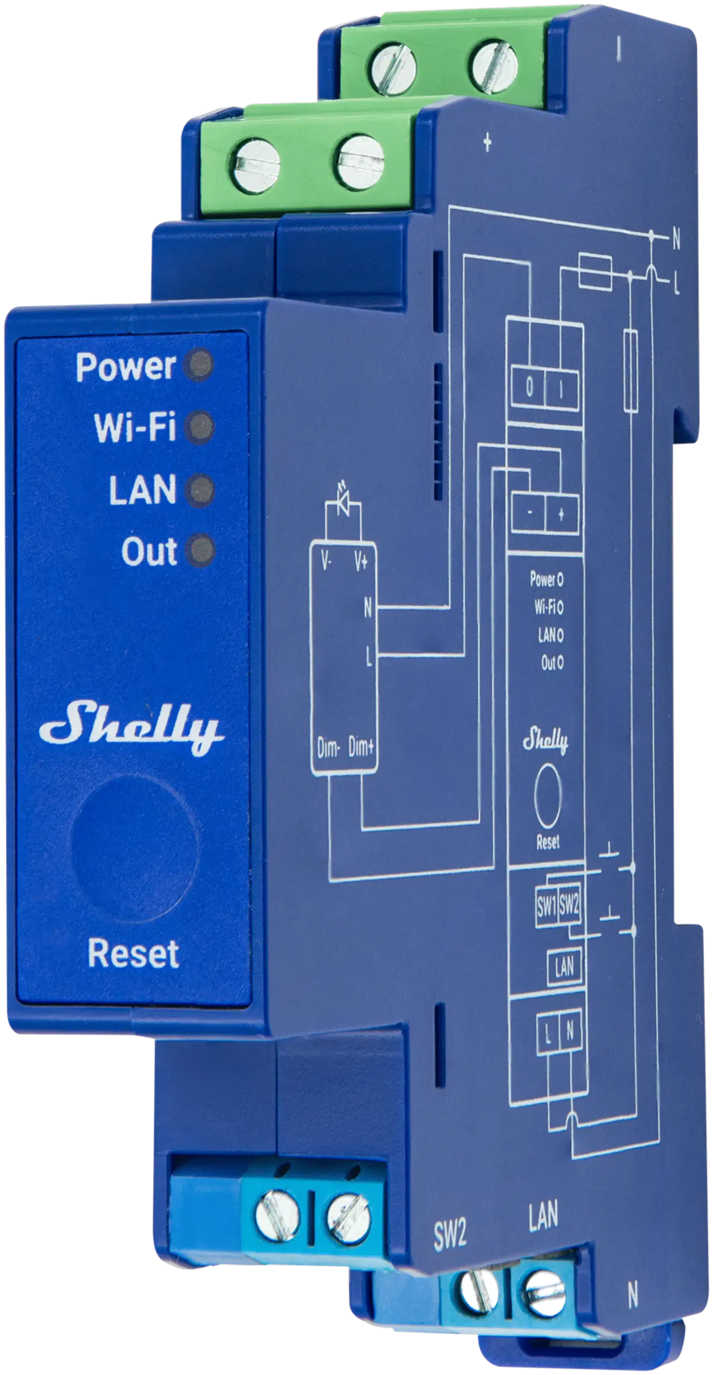 Shelly Pro Himmennin 0/1-10V PM - 1