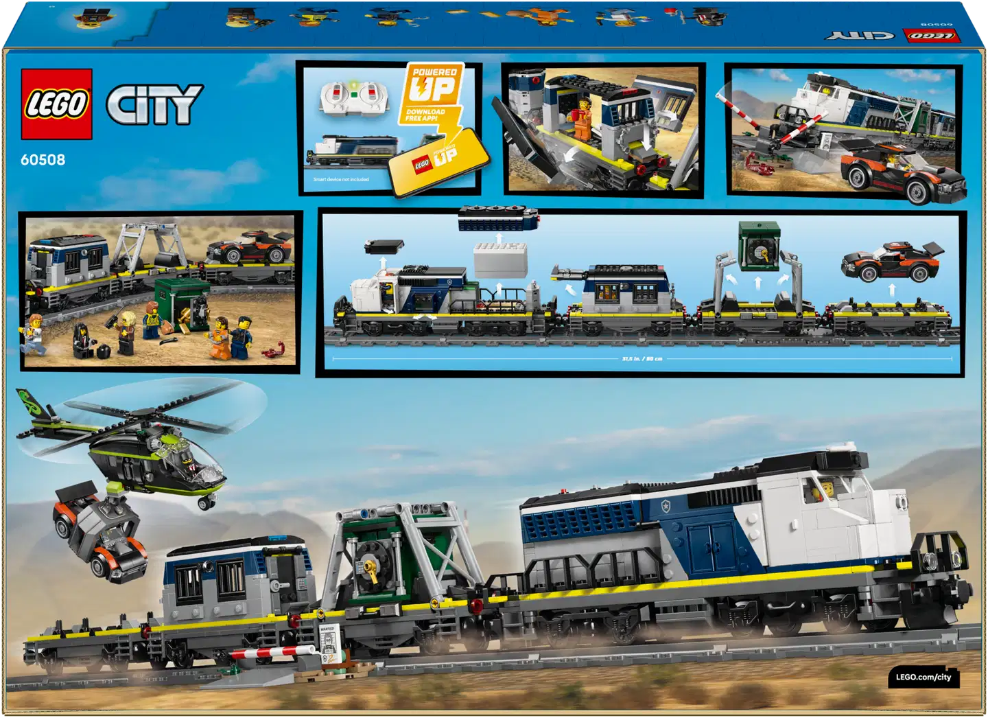 LEGO® City Trains 60508 Poliisijunan ryöstö - 4