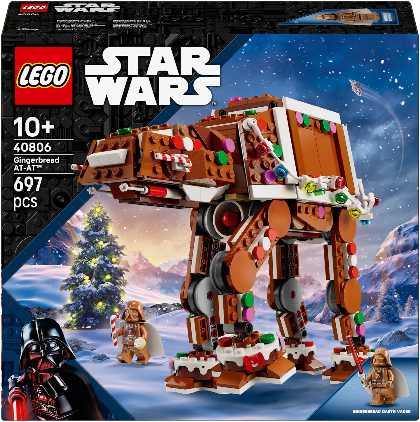 LEGO Seasons and Occasions 40806 AT-AT-talsija piparkakkuasussa - 3