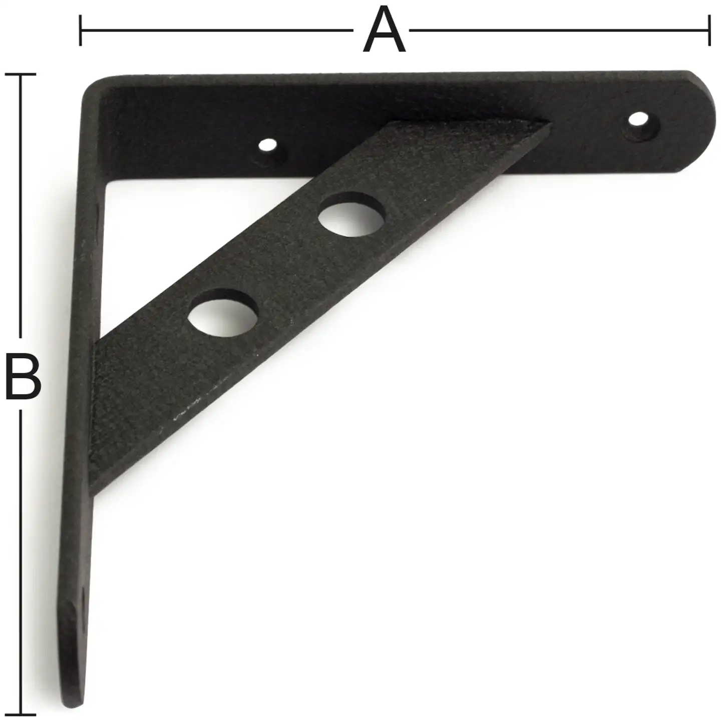 Habo hyllynkannatin Circle musta 145x170mm - 1