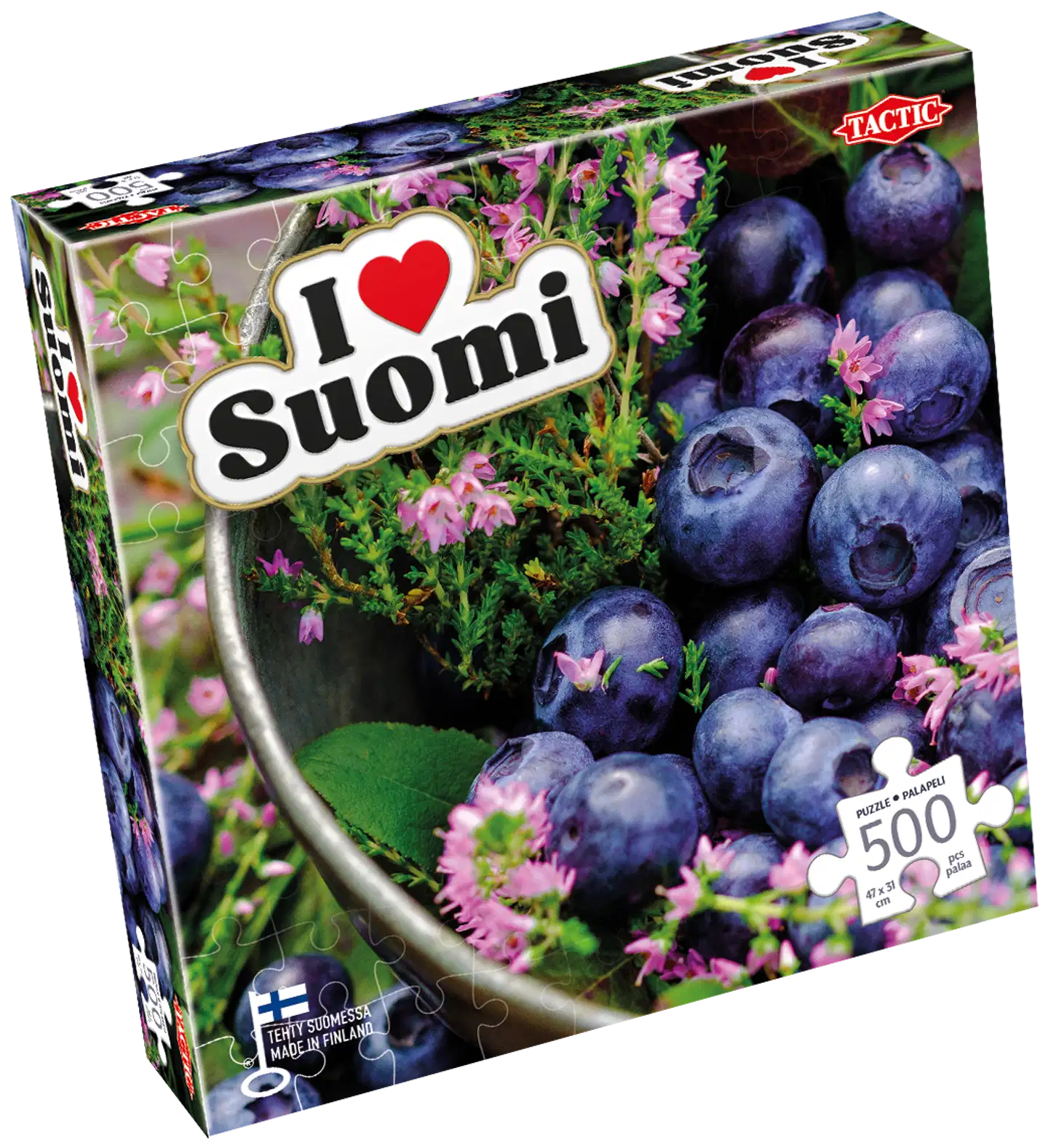 Tactic Palapeli I love Suomi Superfood from Finnish Forests 500 palaa - 1