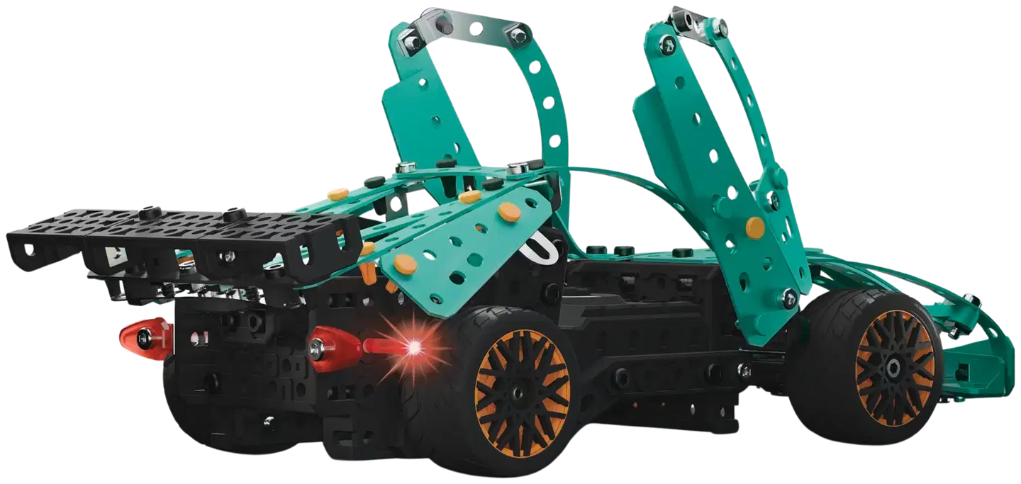 Meccano 2-in-1 Hypercar ja F1 -rakennussarja - 8