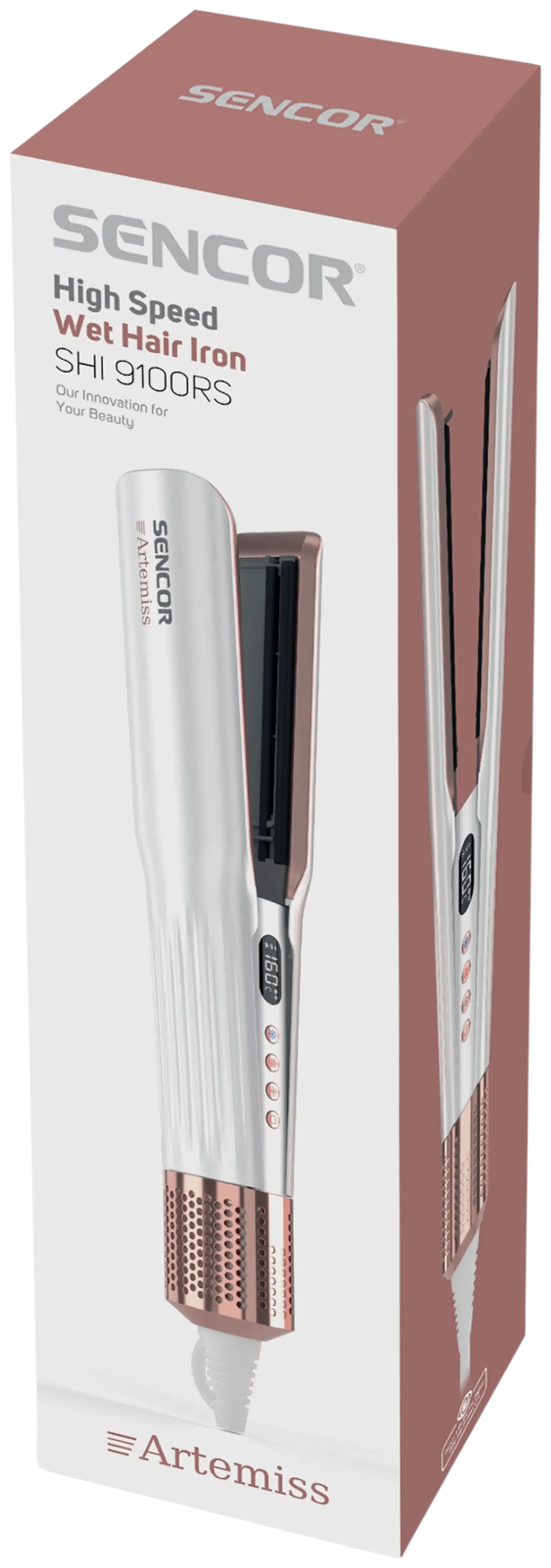 Sencor suoristusrauta Artemiss Wet & Dry SHI 9100RS - 5