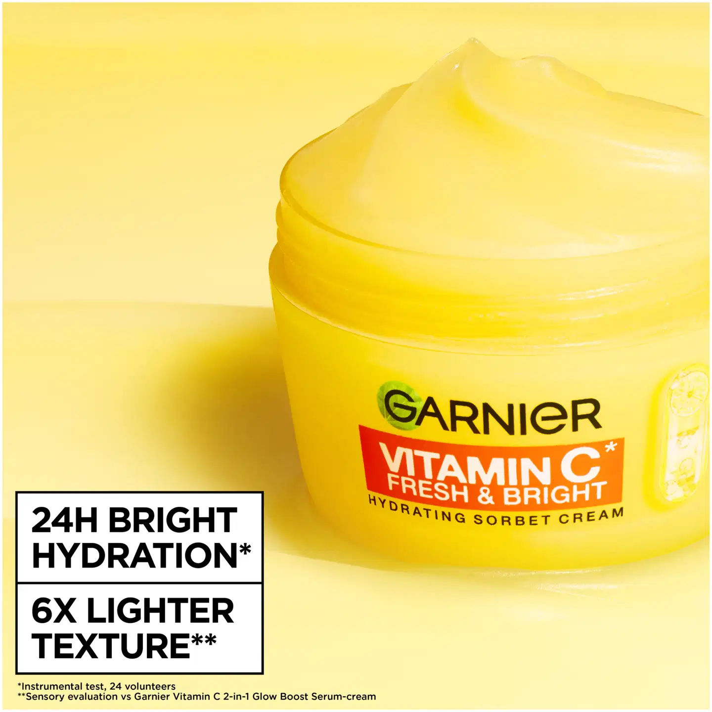 Garnier Vitamin C* Fresh & Bright Hydrating Sorbet Cream 85 g - 2