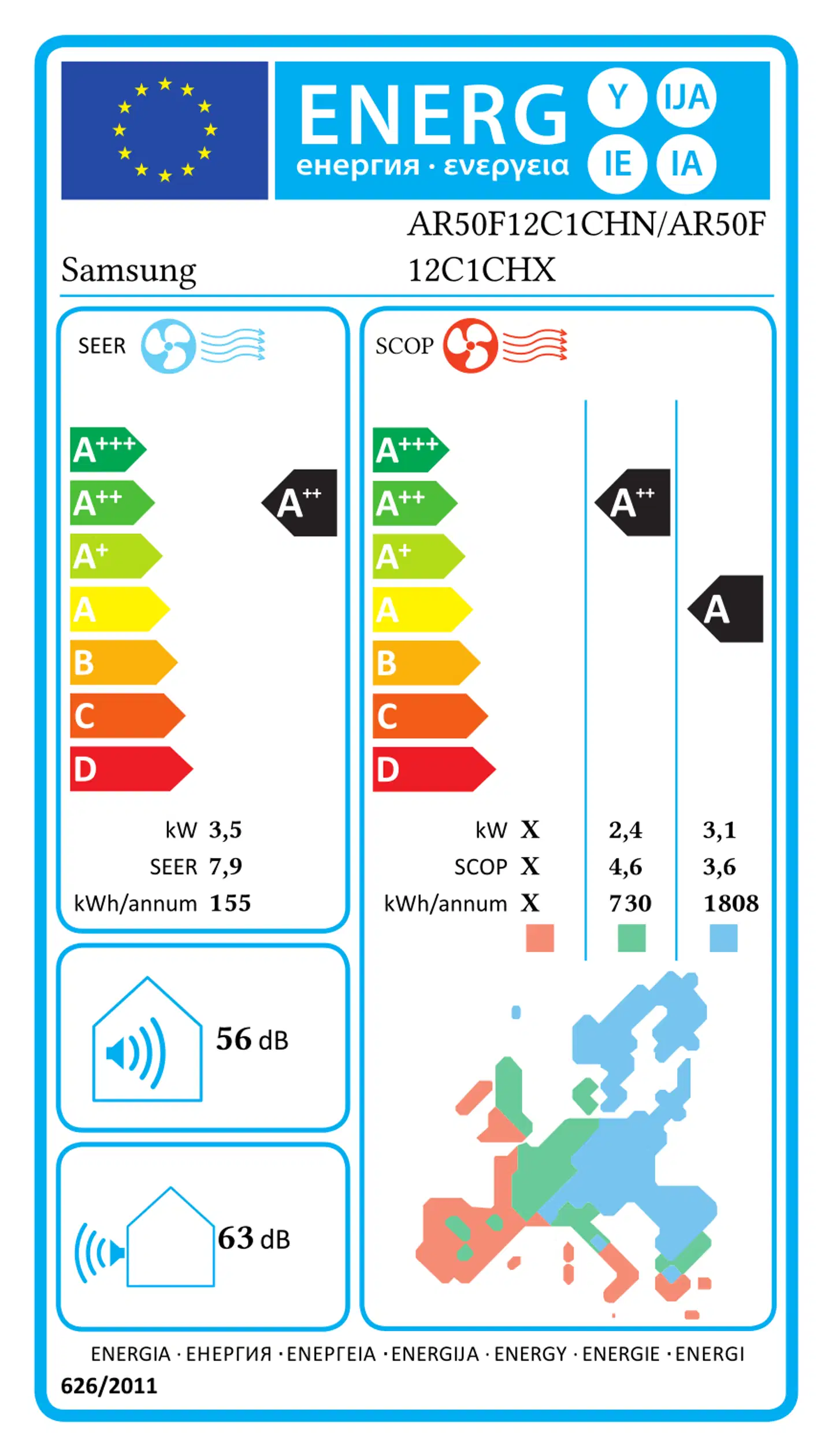 Samsung ilmalämpöpumppu Nordic Airise S2 3.5 Kw + asennus - 3