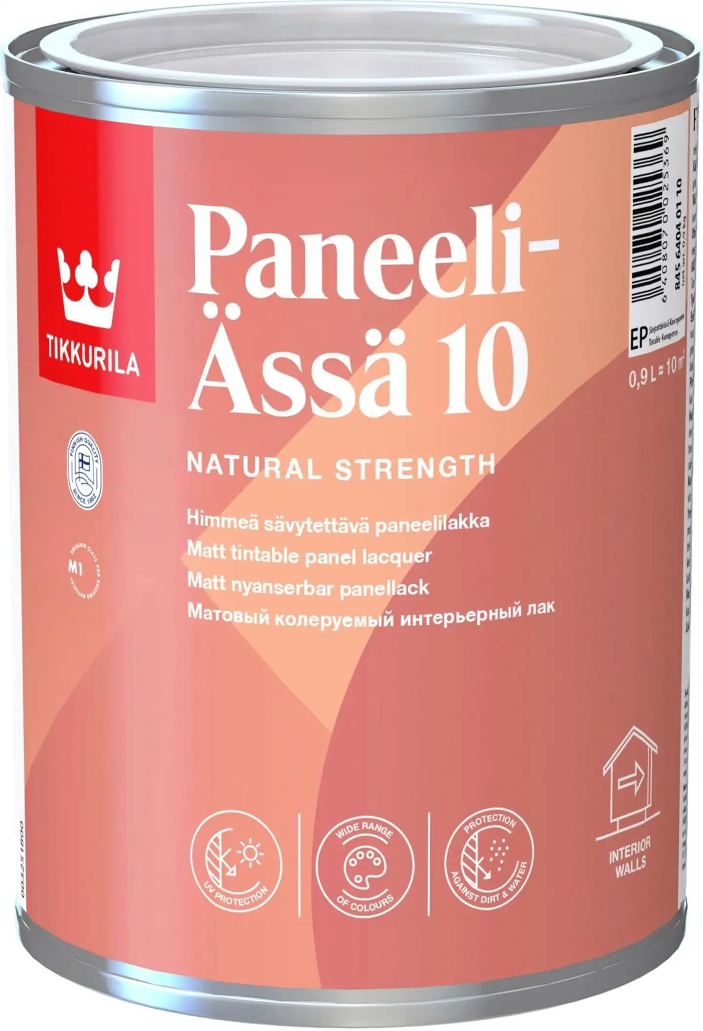 Tikkurila paneelilakka Paneeli-Ässä 10 0,9 l EP sävytettävissä himmeä