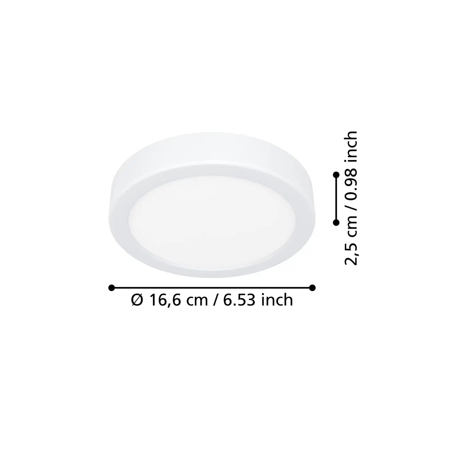 EGLO kattovalaisin Fueva 6 LED 7,5W CCT 16,5 cm valkoinen - 4