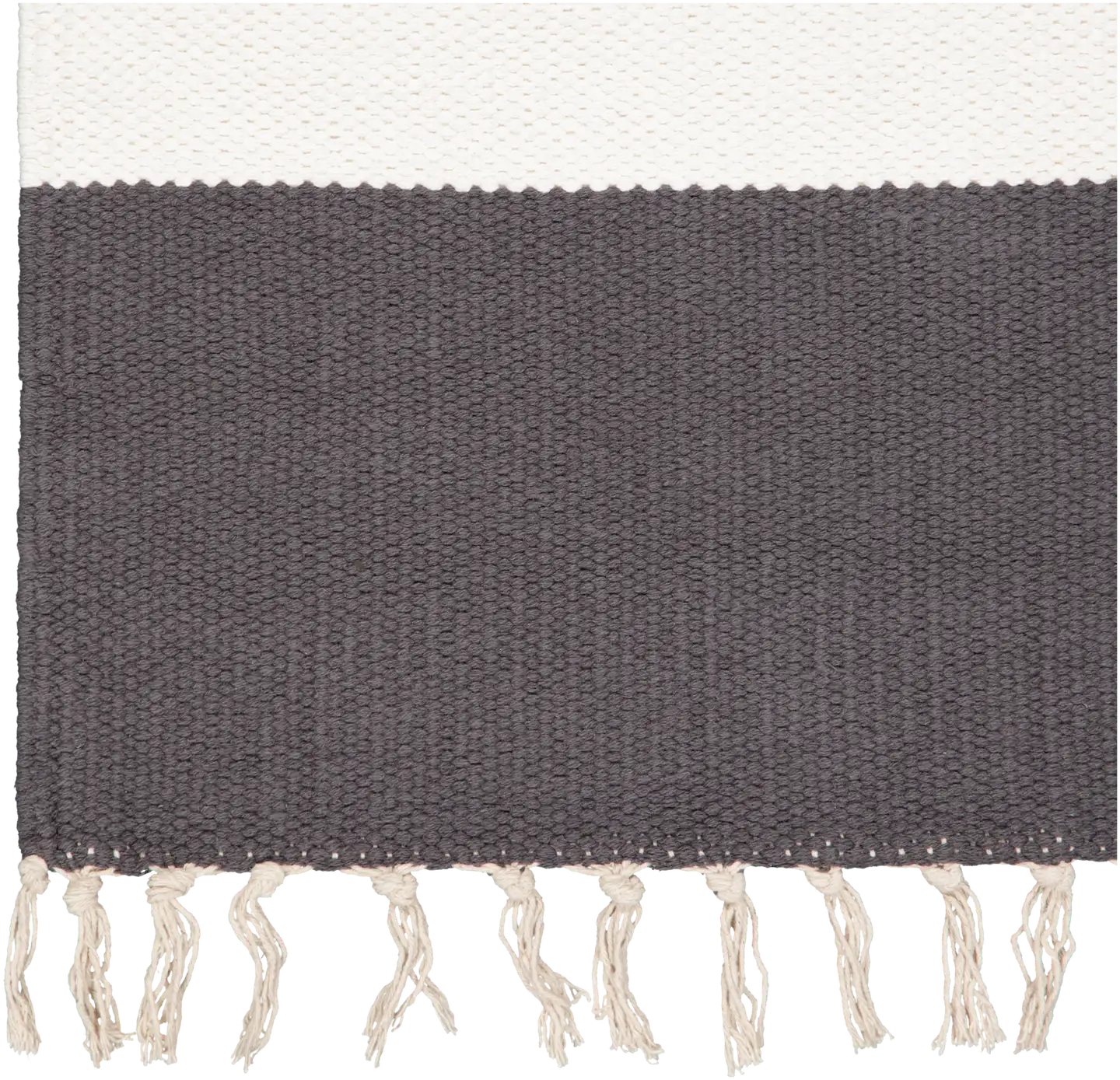 House puuvillamatto Liina 90x200 cm t.harmaa/l.valkoinen/v.harmaa - 3