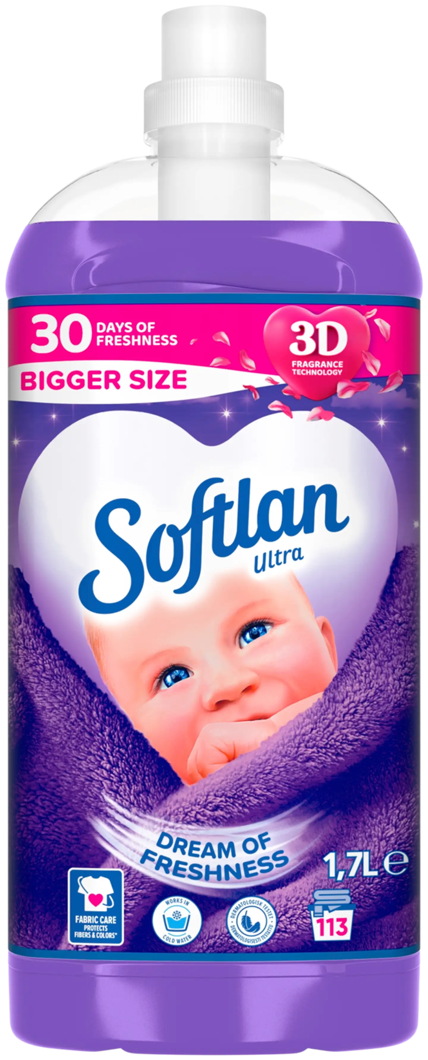 Softlan Ultra Dream of Freshness huuhteluaine 1700ml
