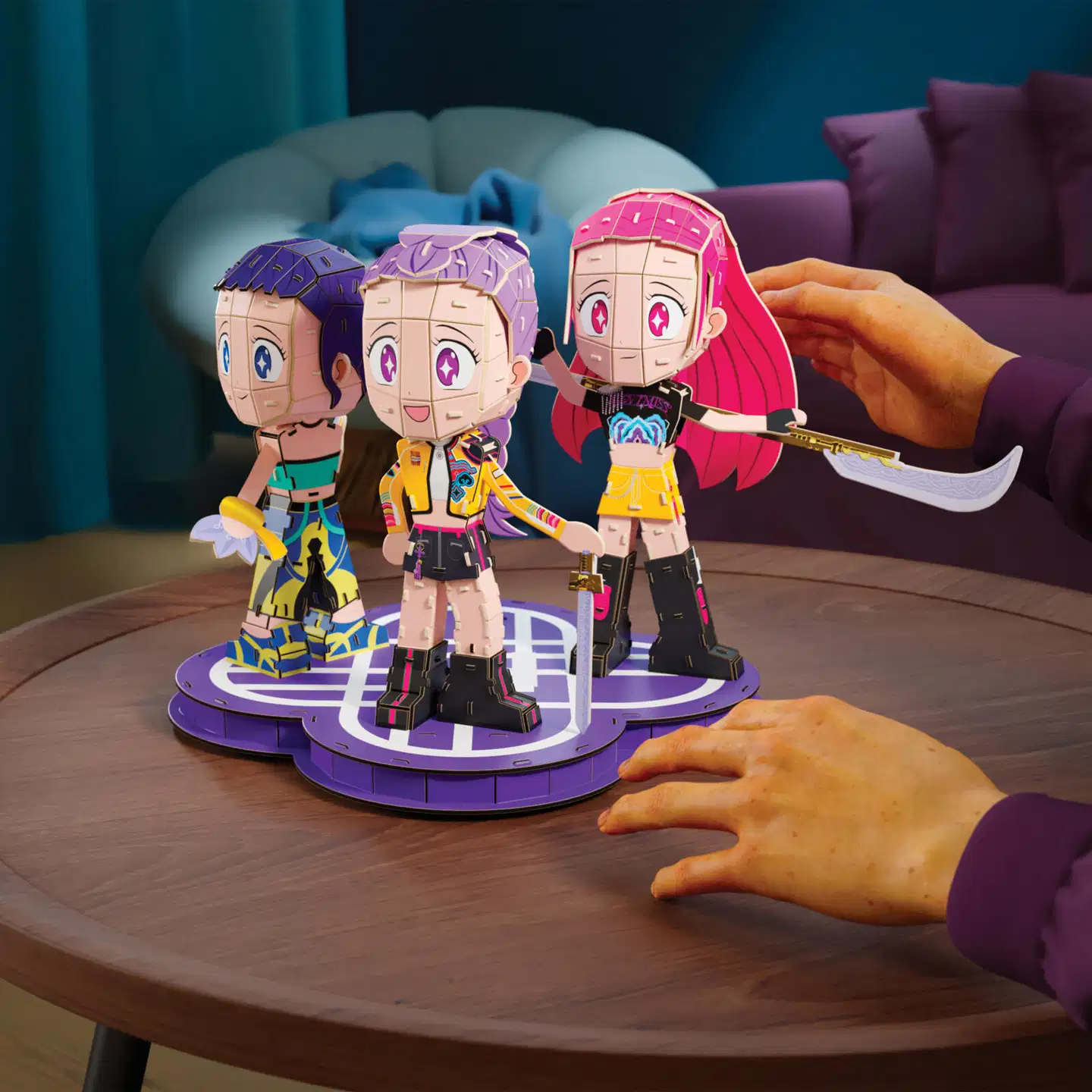 KPDH 4D Palapeli Huntrix Chibi Setti - 11