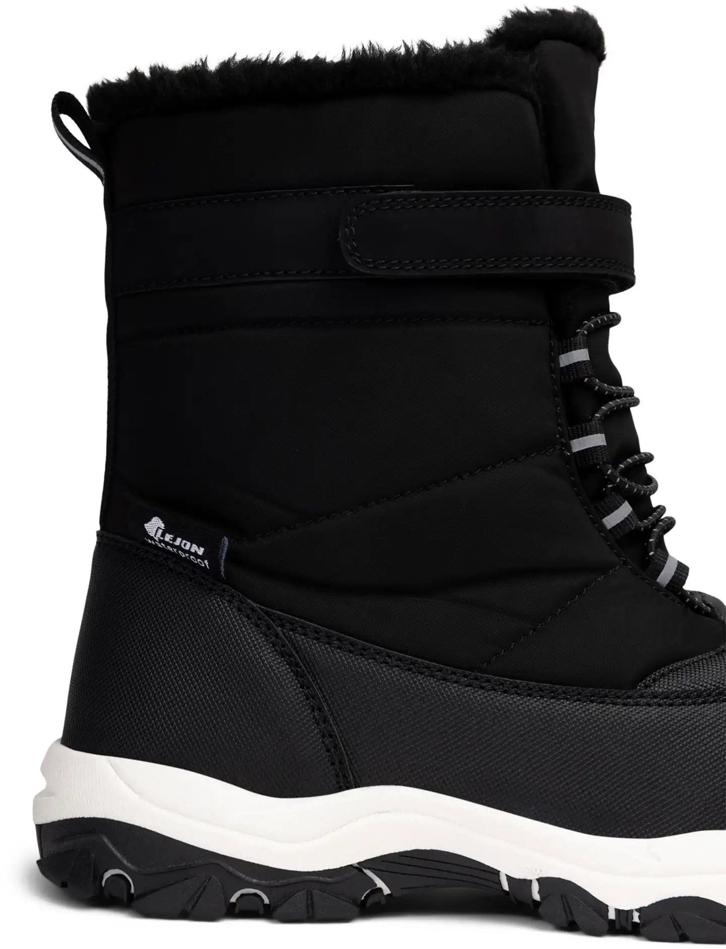 Lejon lasten vedenpitävät talvikengät Aiden - BLACK - 5