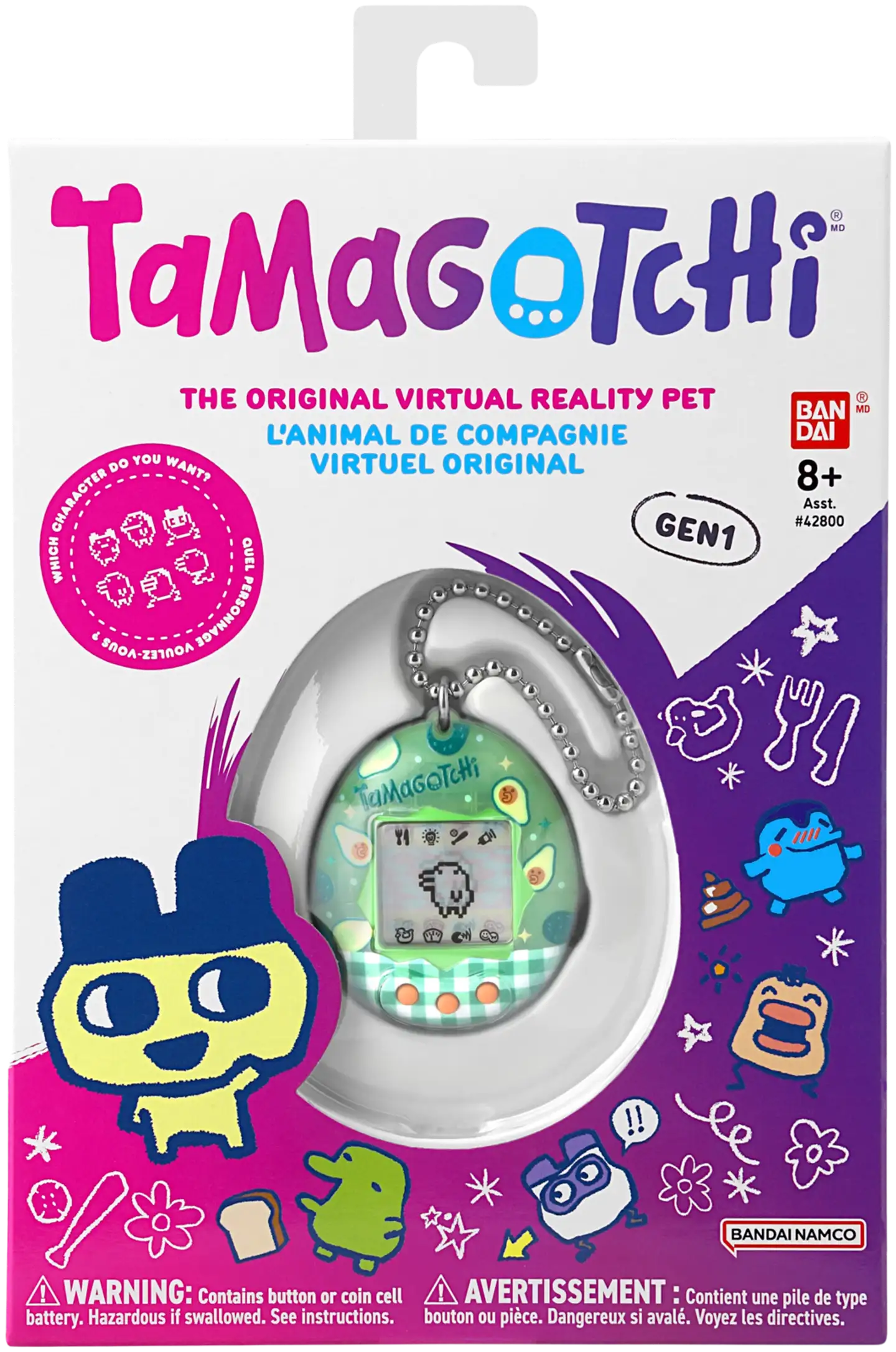 Tamagotchi Original  Avocado Mix virtuaalilemmikki - 3