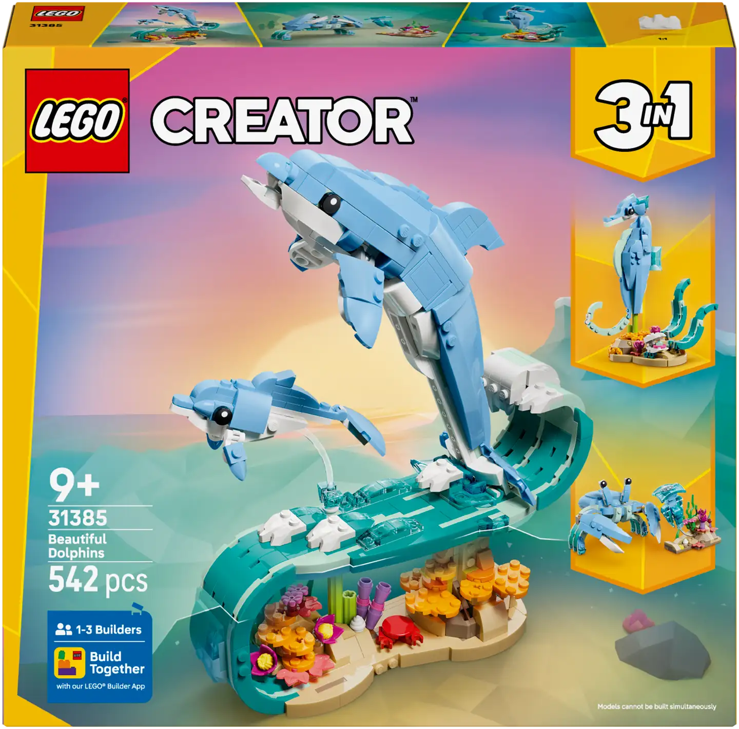 LEGO® Creator 31385 Merieläimet: Söpöt delfiinit - 6