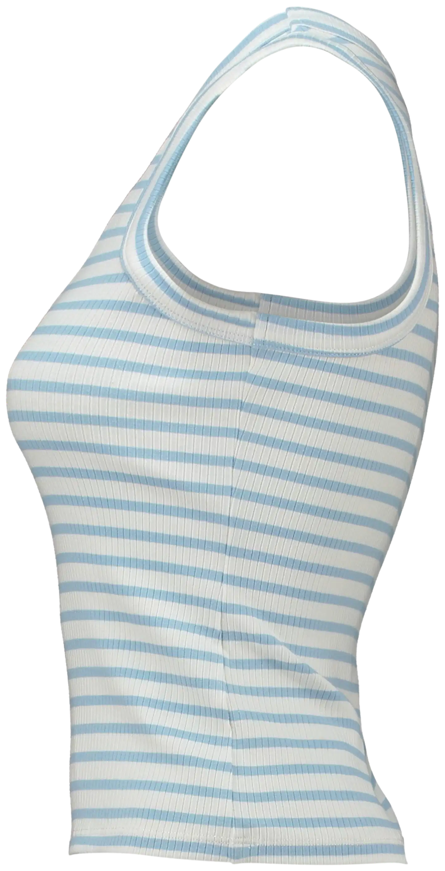 Hailys naisten toppi We44ndy - offwhite/pearl blue stripe - 2