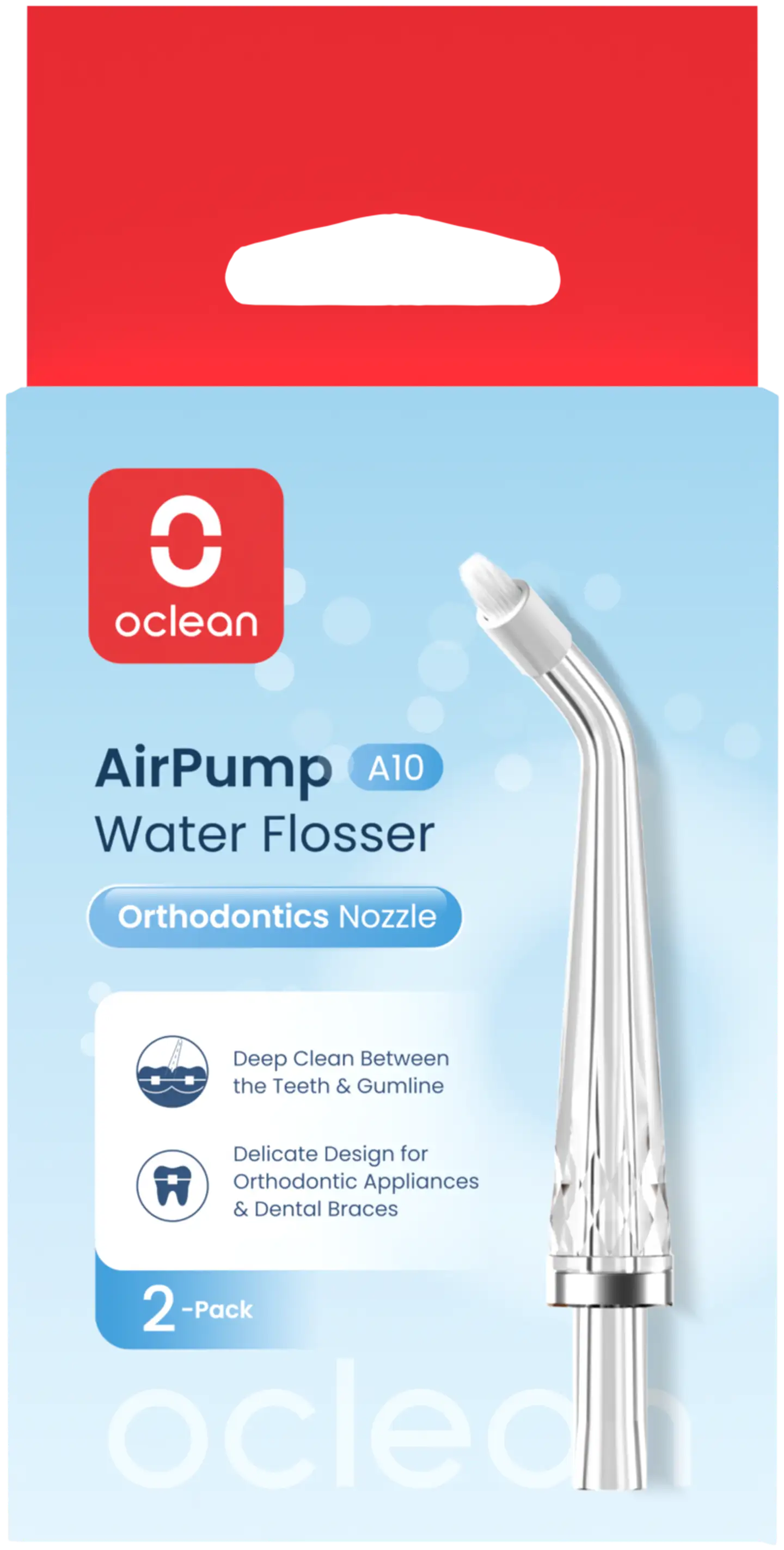 Oclean N21 vaihtosuutin 2kpl kirkas - 2