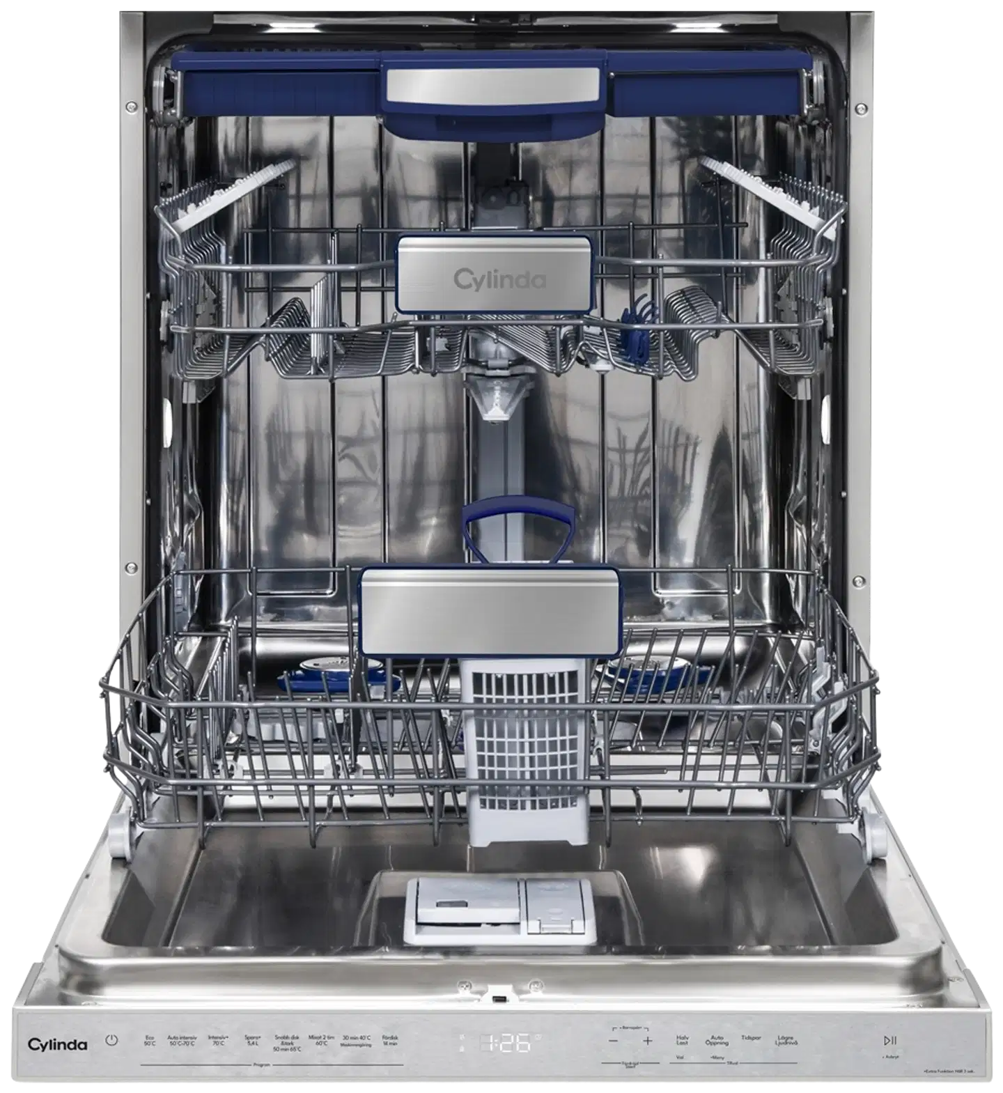 Cylinda astianpesukone  DM911342RFC, 60 cm, teräs - 2