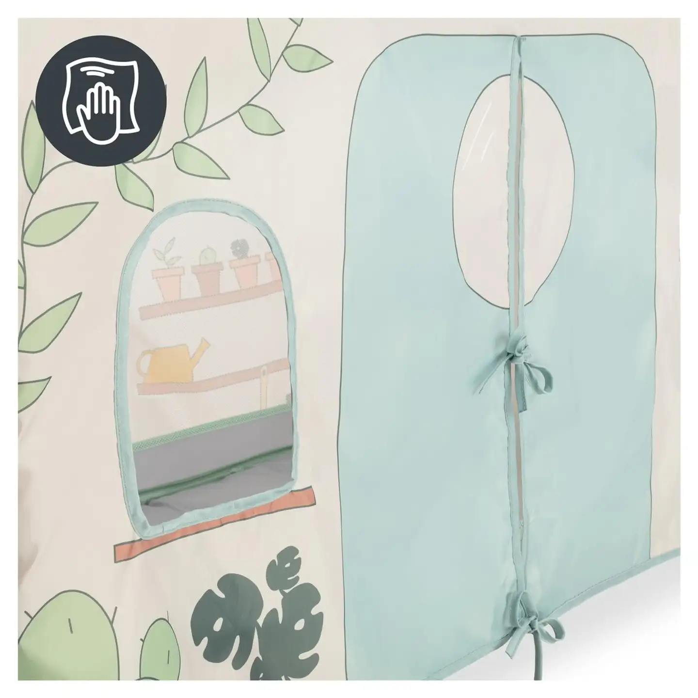 Hauck päällinen matkasänkyyn Travel Bed kasvit - 12