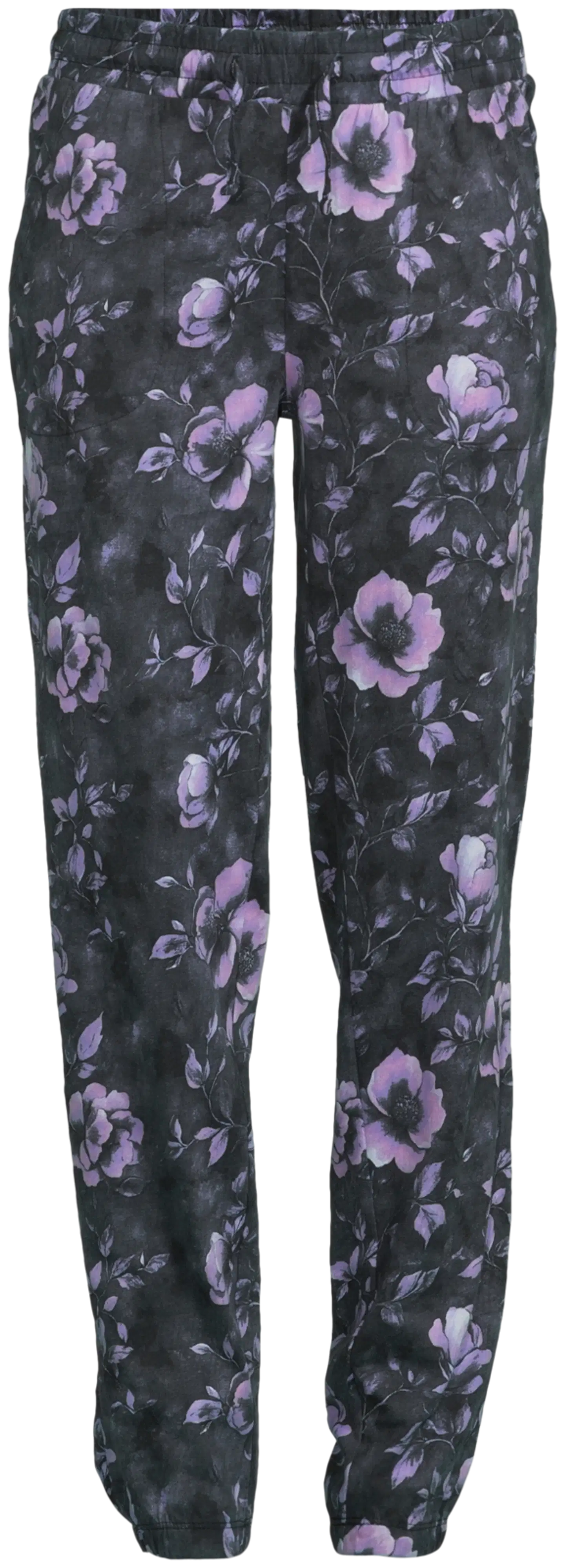 Actuelle naisten pyjamahousut 212A382607 - AOP - 2