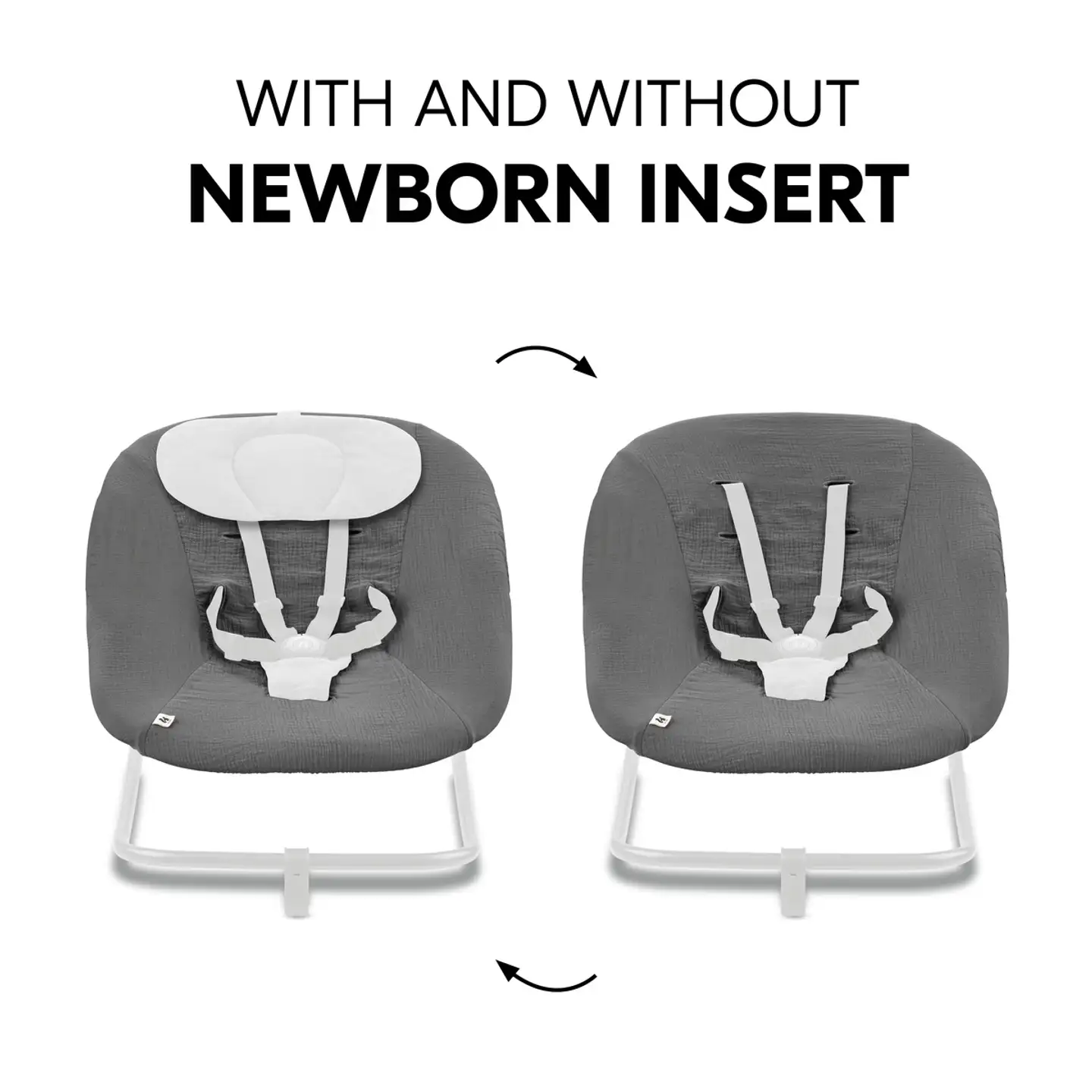 Hauck suojapäällinen sitteriin Highchair tummanharmaa - 14