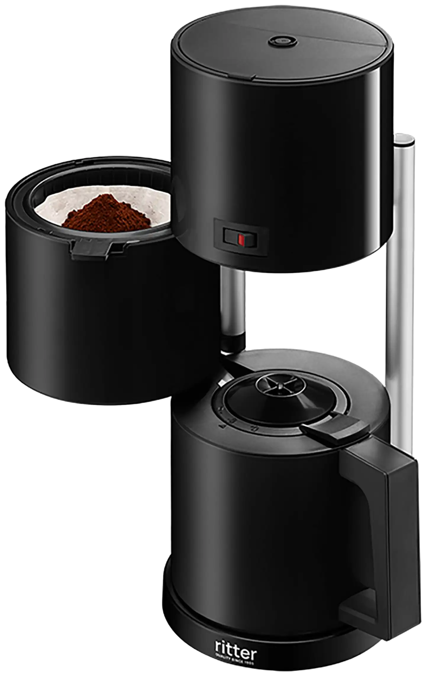 Ritter kahvinkeitin termoskannulla Cafena 5 musta - 2