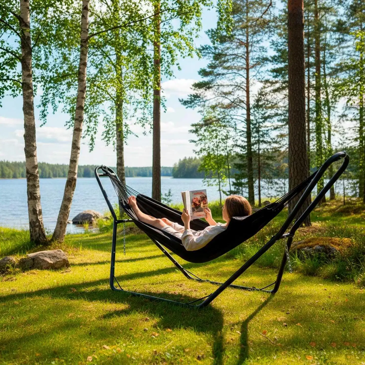 Lykke riippumatto telineellä - 6