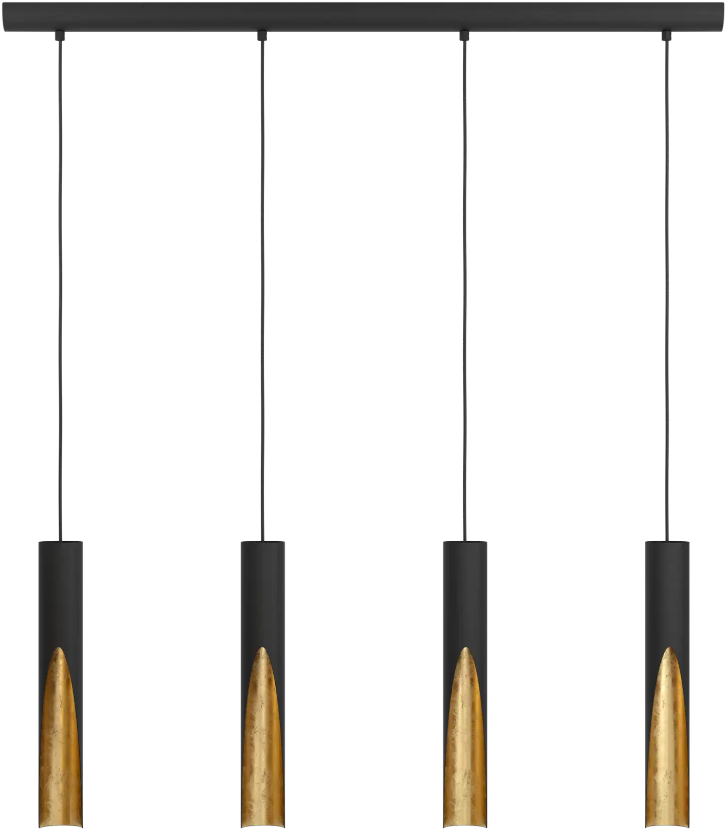 EGLO riippuvalaisin Barbotto GU10 4-os. musta/kulta - 2