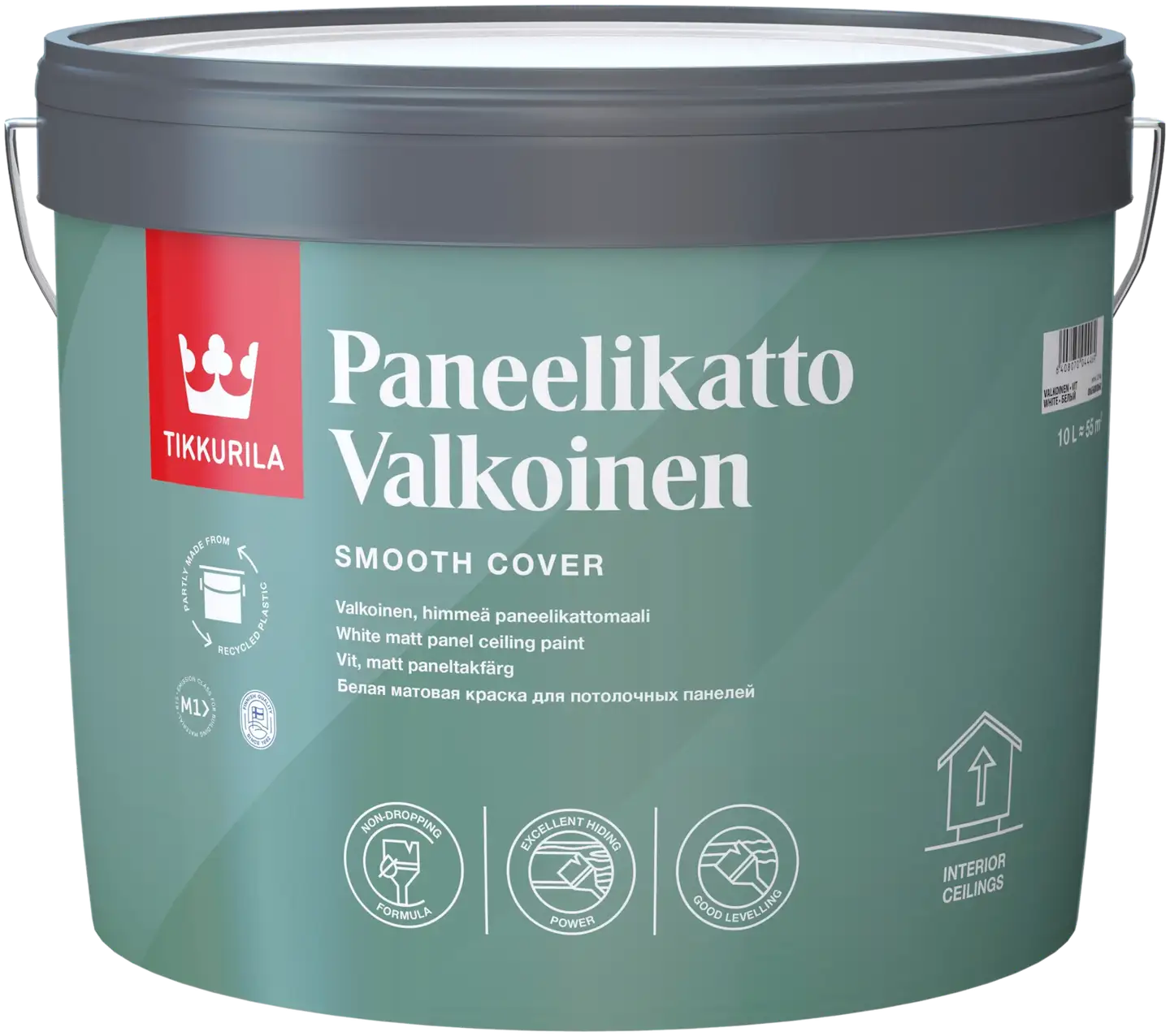 Tikkurila paneelikattomaali Paneelikatto Valkoinen 10 l valkoinen himmeä